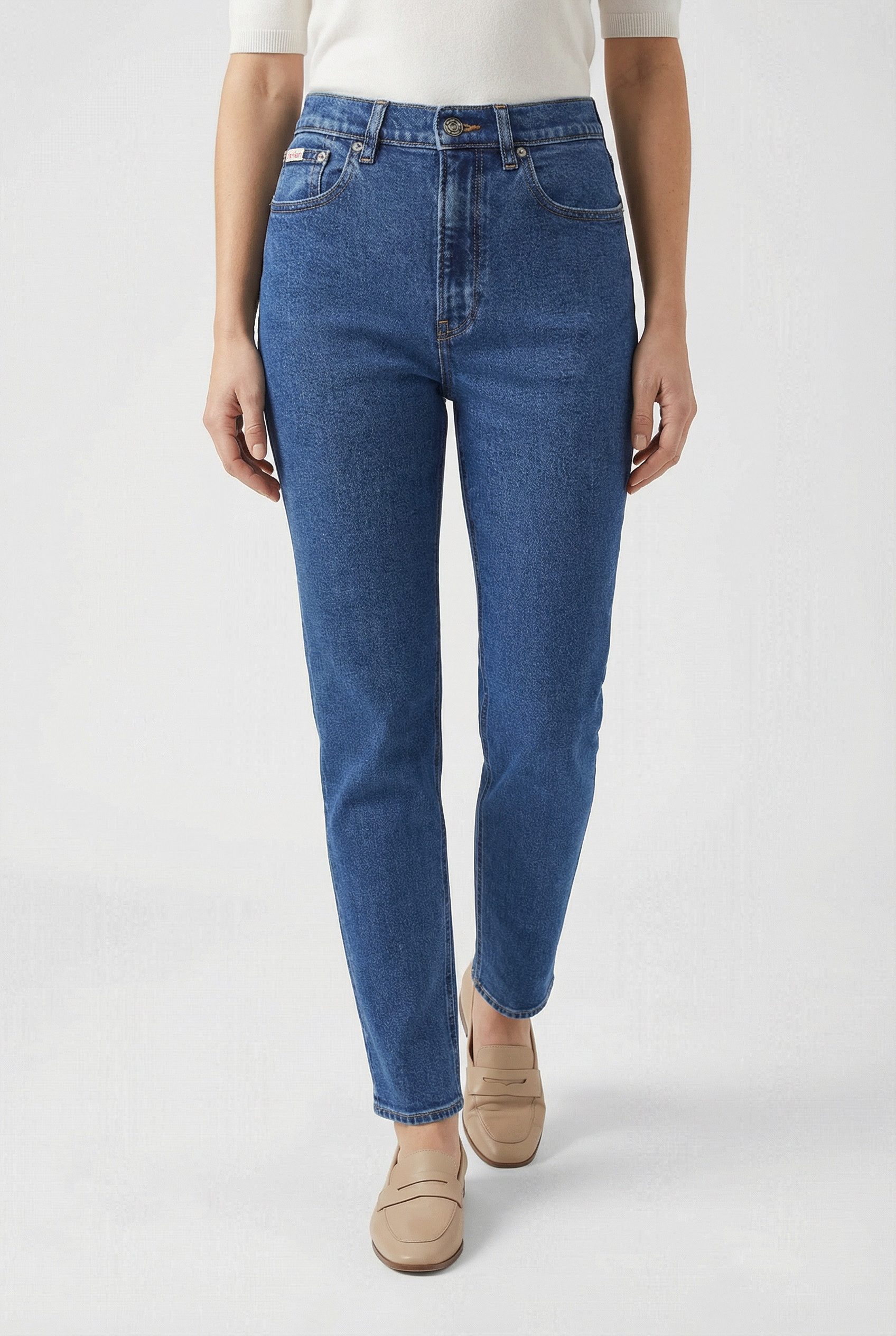 Calvin Klein Jeans Straight-Jeans Mit Gürtelschlaufen