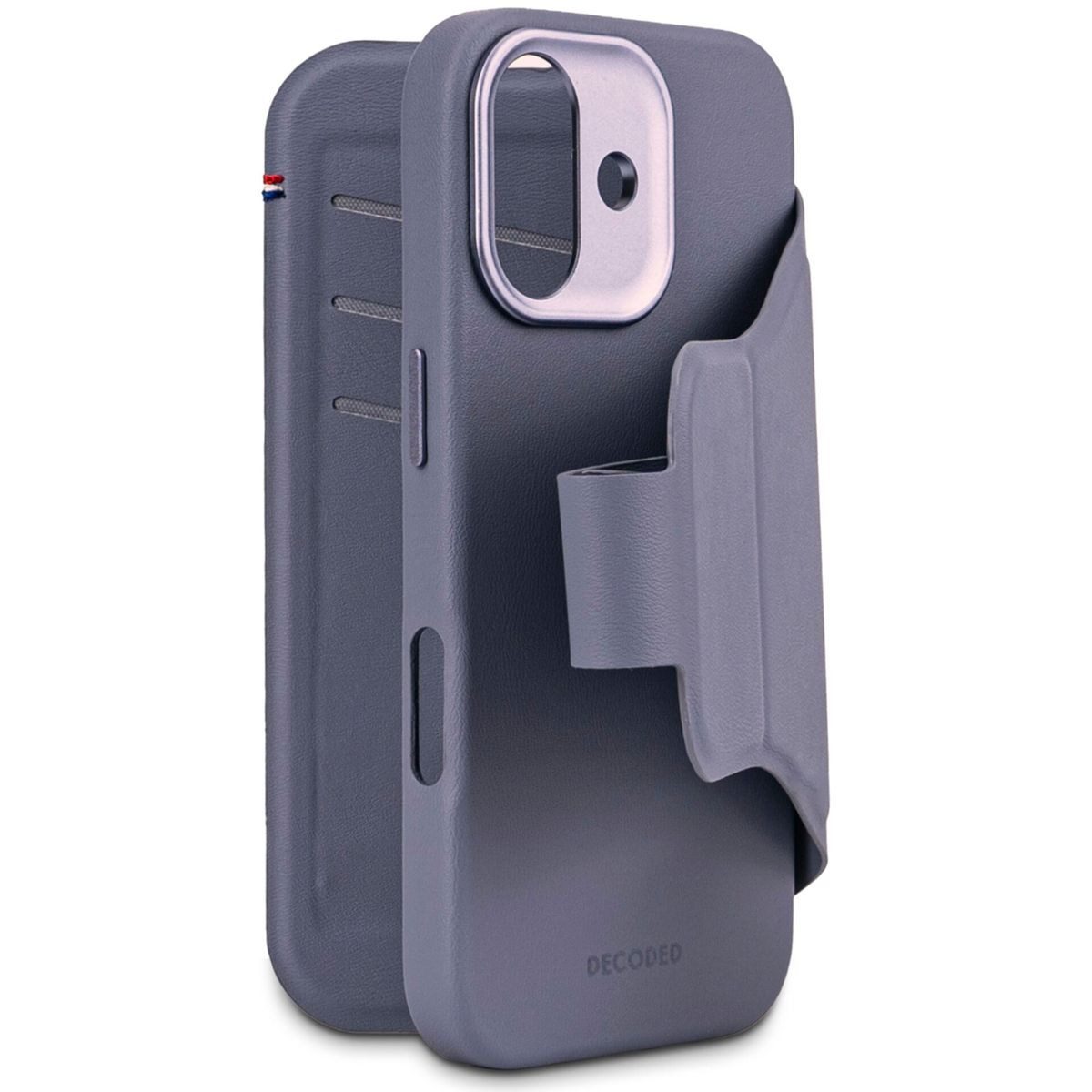 DECODED Smartphone-Hülle Silicone Detachable Wallet iPhone 17 Forever Blue