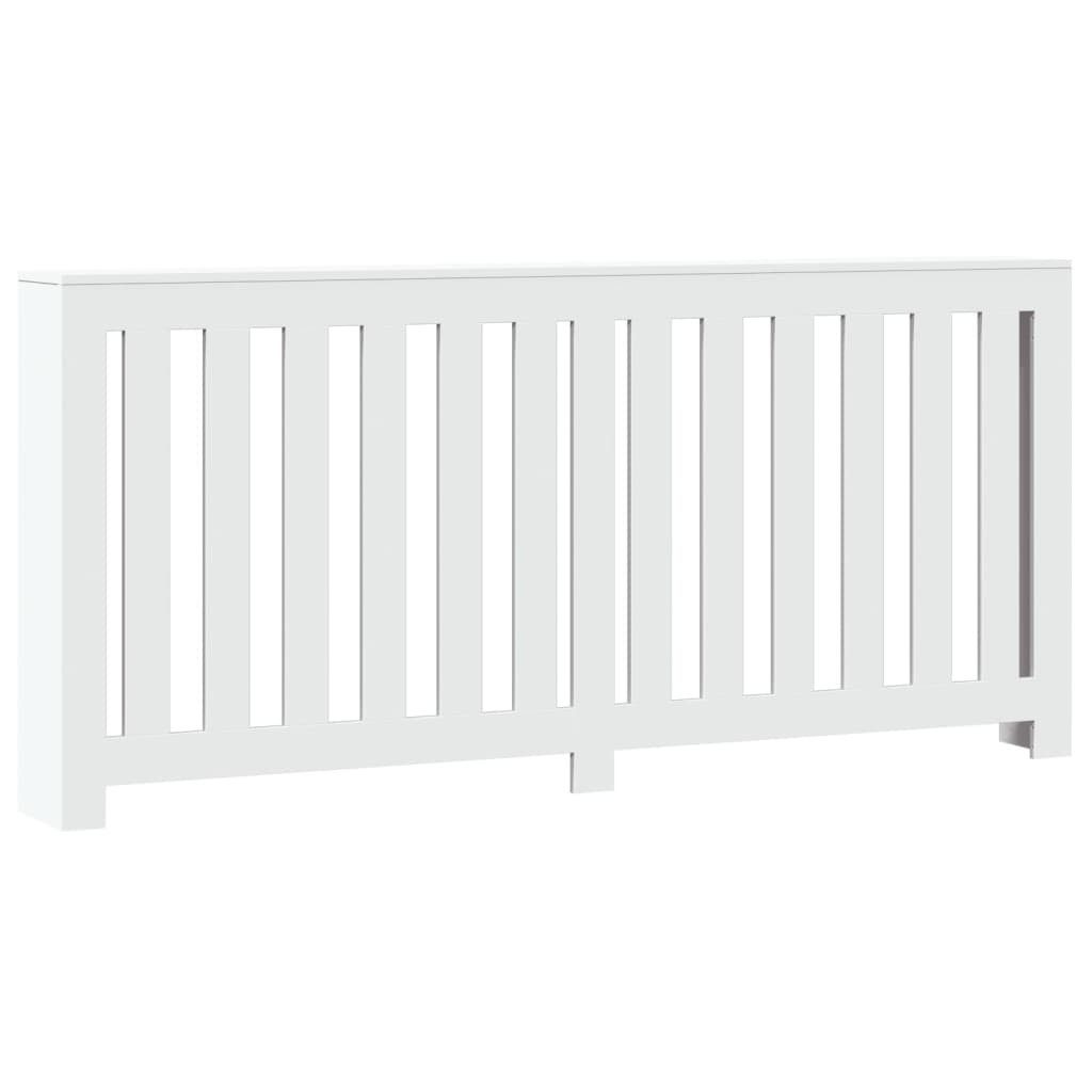 vidaXL Heizungsverkleidung, Heizkörperverkleidung Weiß 175x20x82 cm günstig online kaufen