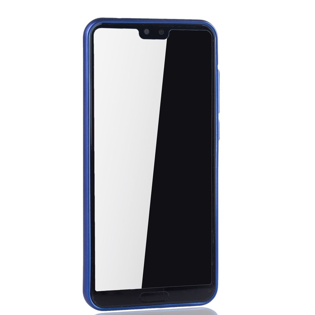 König Design Handyhülle Huawei P20, Huawei P20 Handyhülle Backcover Blau