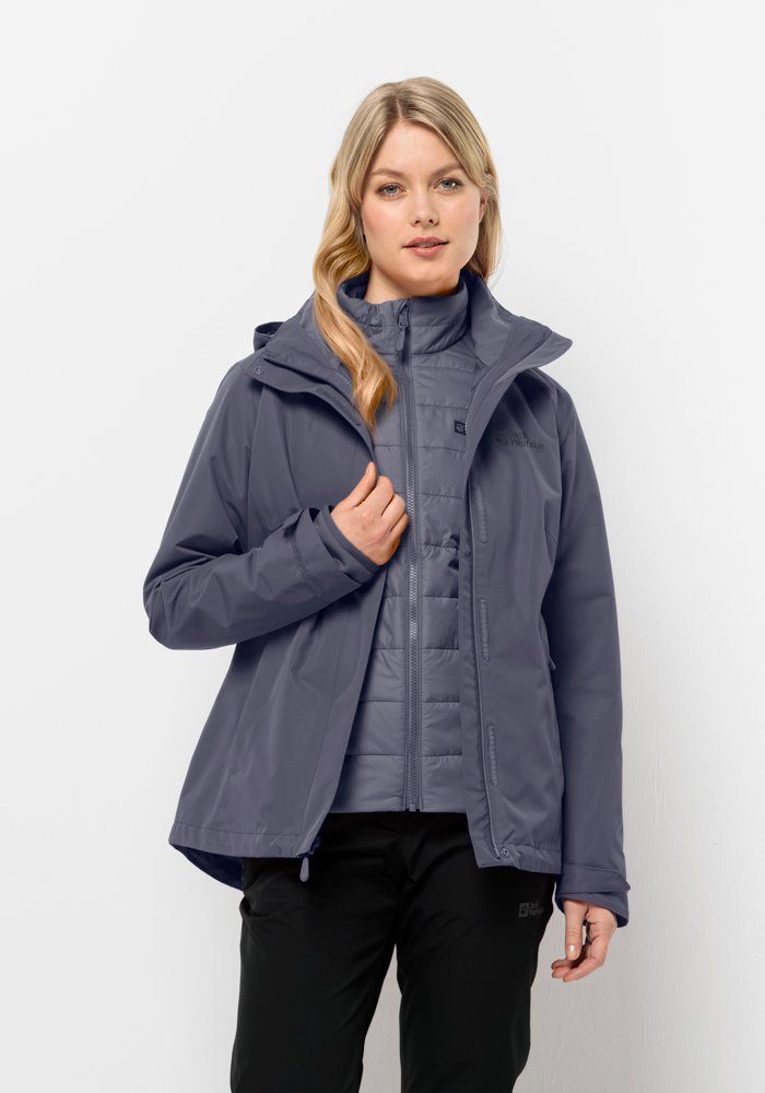 Jack Wolfskin 3-in-1-Funktionsjacke GEISSHORN 3IN1 JKT W (2 teilig)