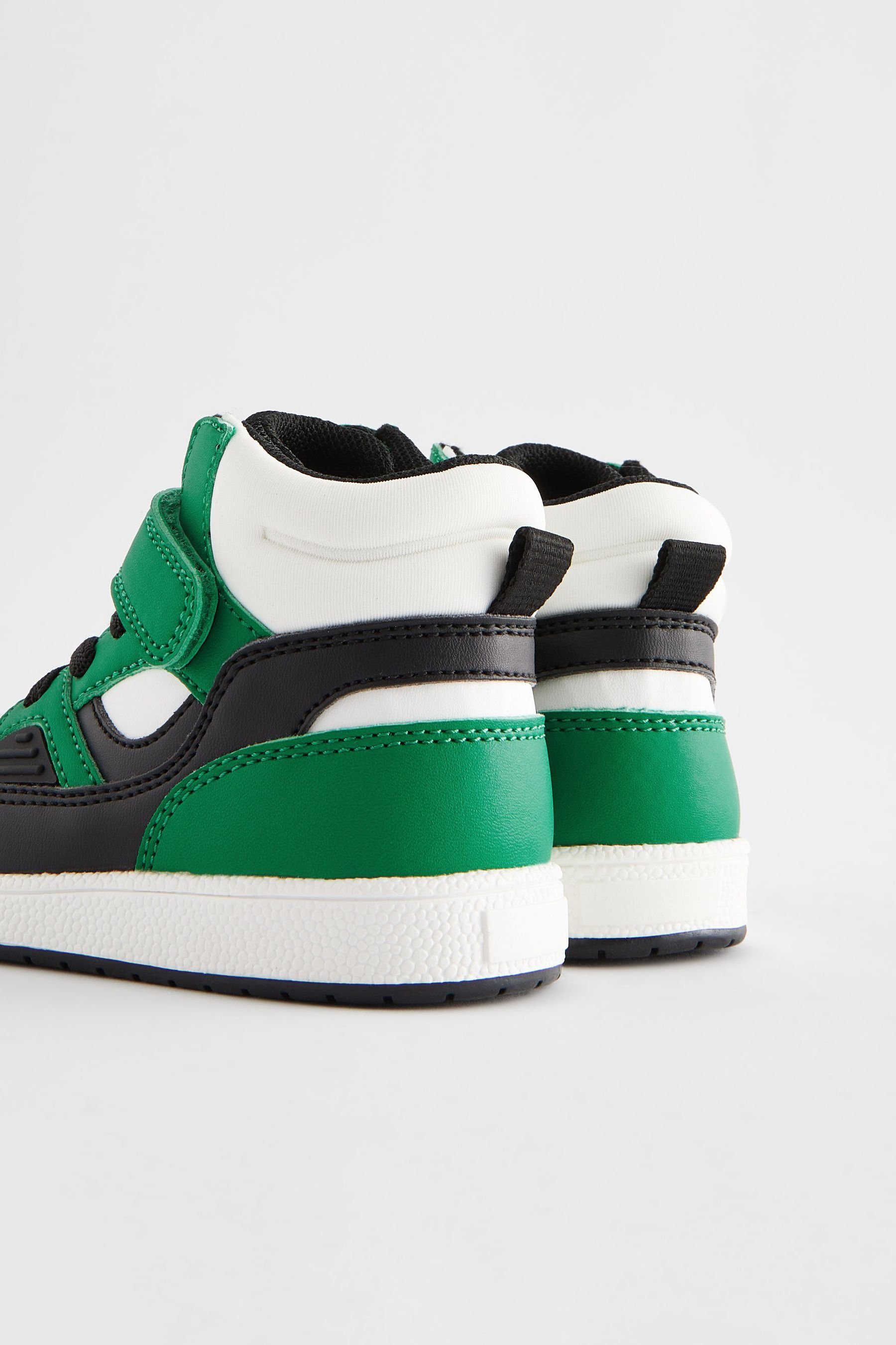 Hi-Top-Stiefel Next mit Klettverschluss Elastiksenkel (1-tlg) Green Bright Sneaker