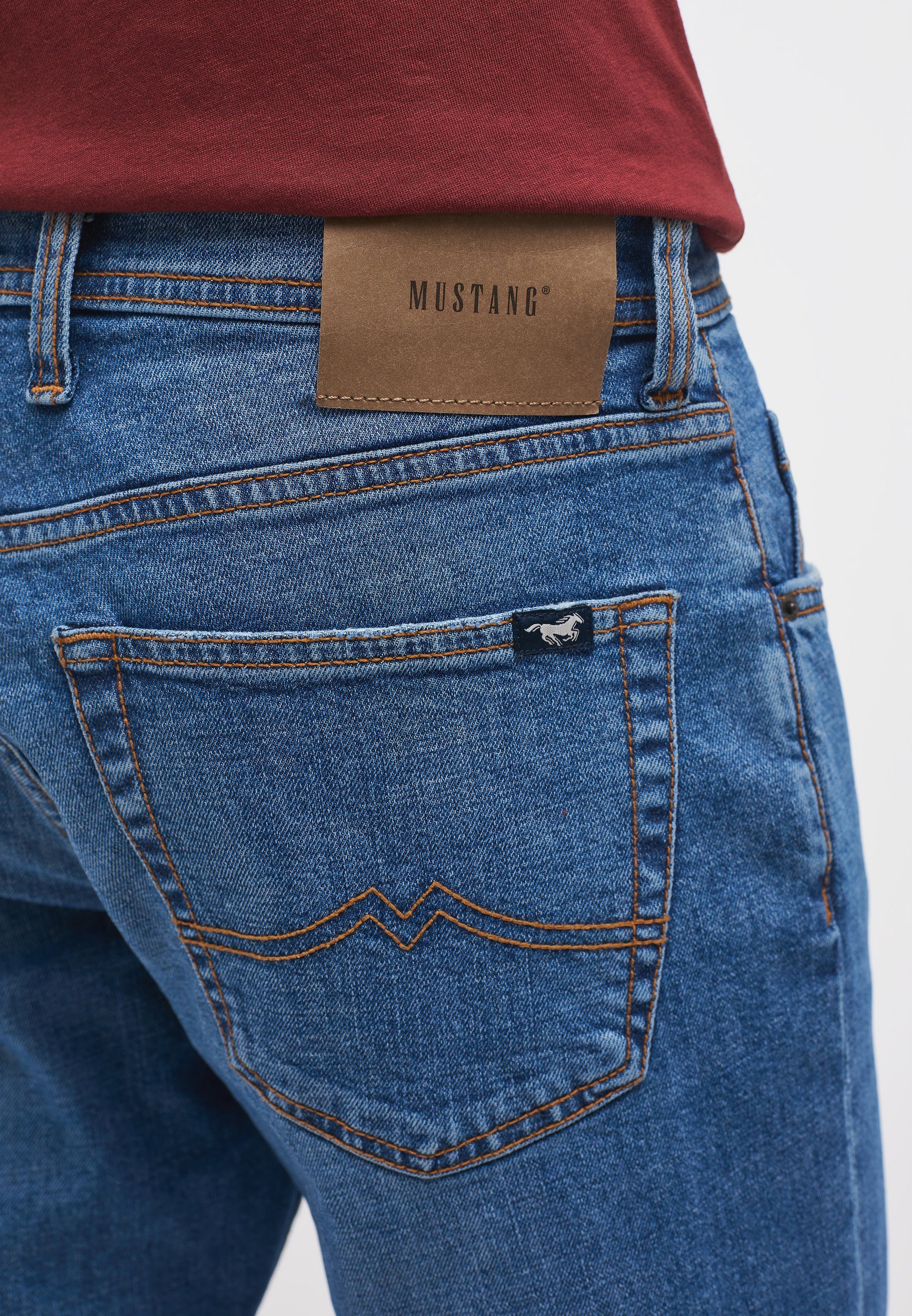 MUSTANG 5-Pocket-Jeans Mustang Hose Denver Style Straight Mustang Denver Style Straight