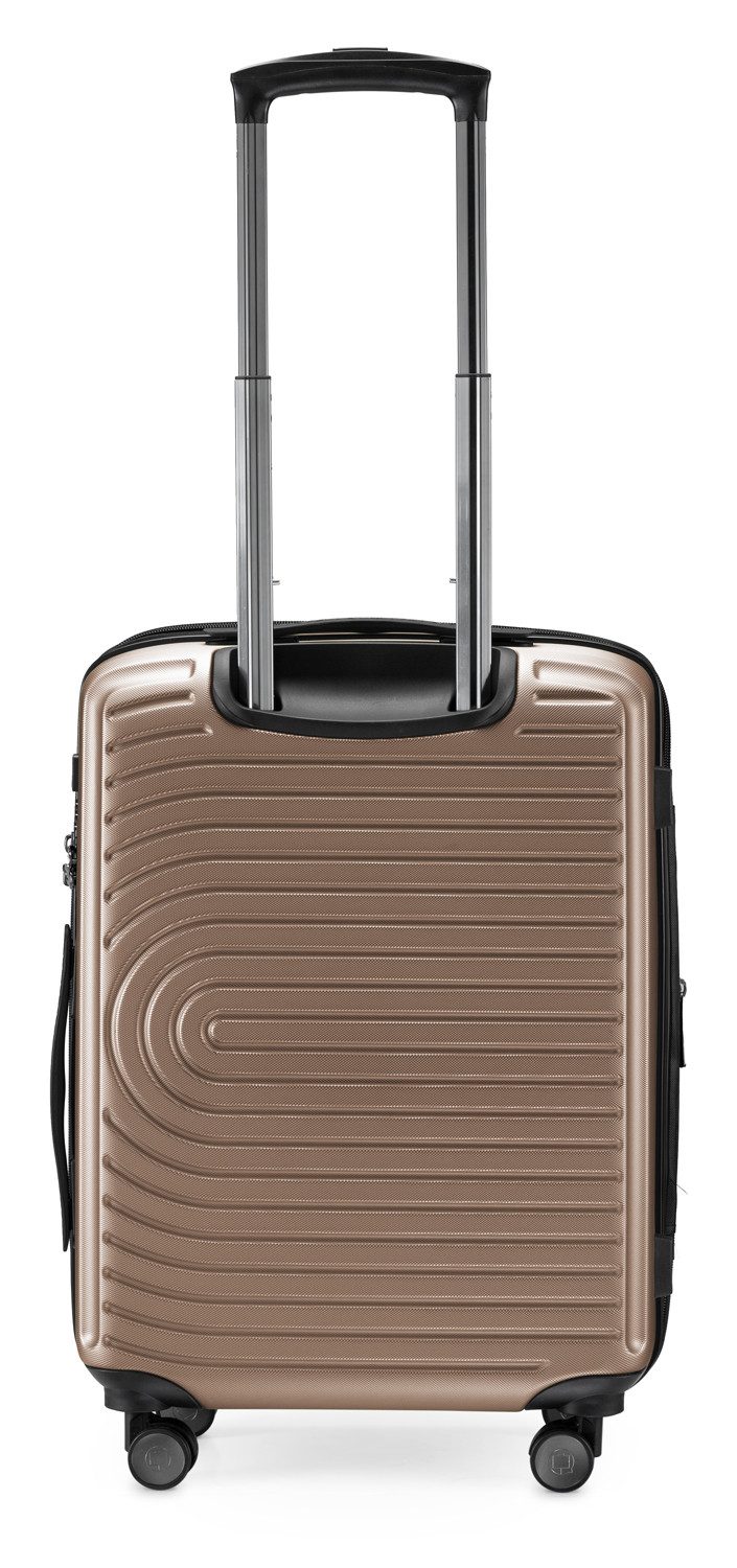 Hauptstadtkoffer Handgepäckkoffer Mitte, 4 Rollen, Handgepäck erweiterbar max. 55 L, TSA