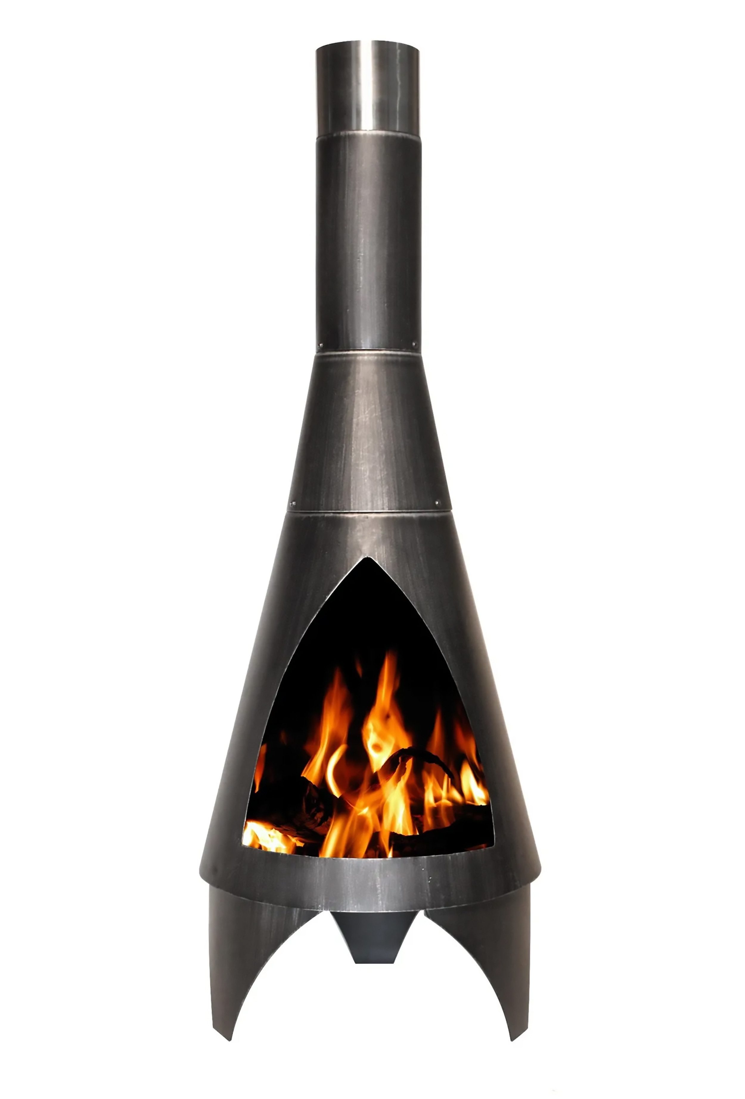 Buschbeck Gartenkamin Colorado 160 silber-schwarz 90051.000 günstig online kaufen