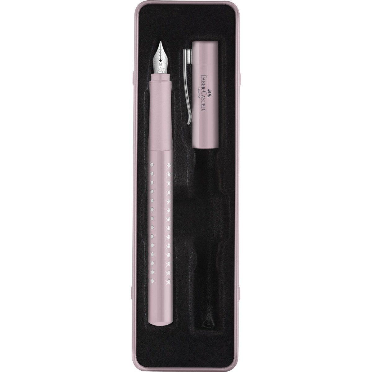 Faber-Castell Füllfederhalter FABER-CASTELL Füller Sparkle Set M rosé