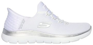 Skechers SUMMITS-DIAMOND DREAM Slip-On Sneaker Schlupfschuh, Slipper, Freizeitschuh mit gepolstertem Schaftrand