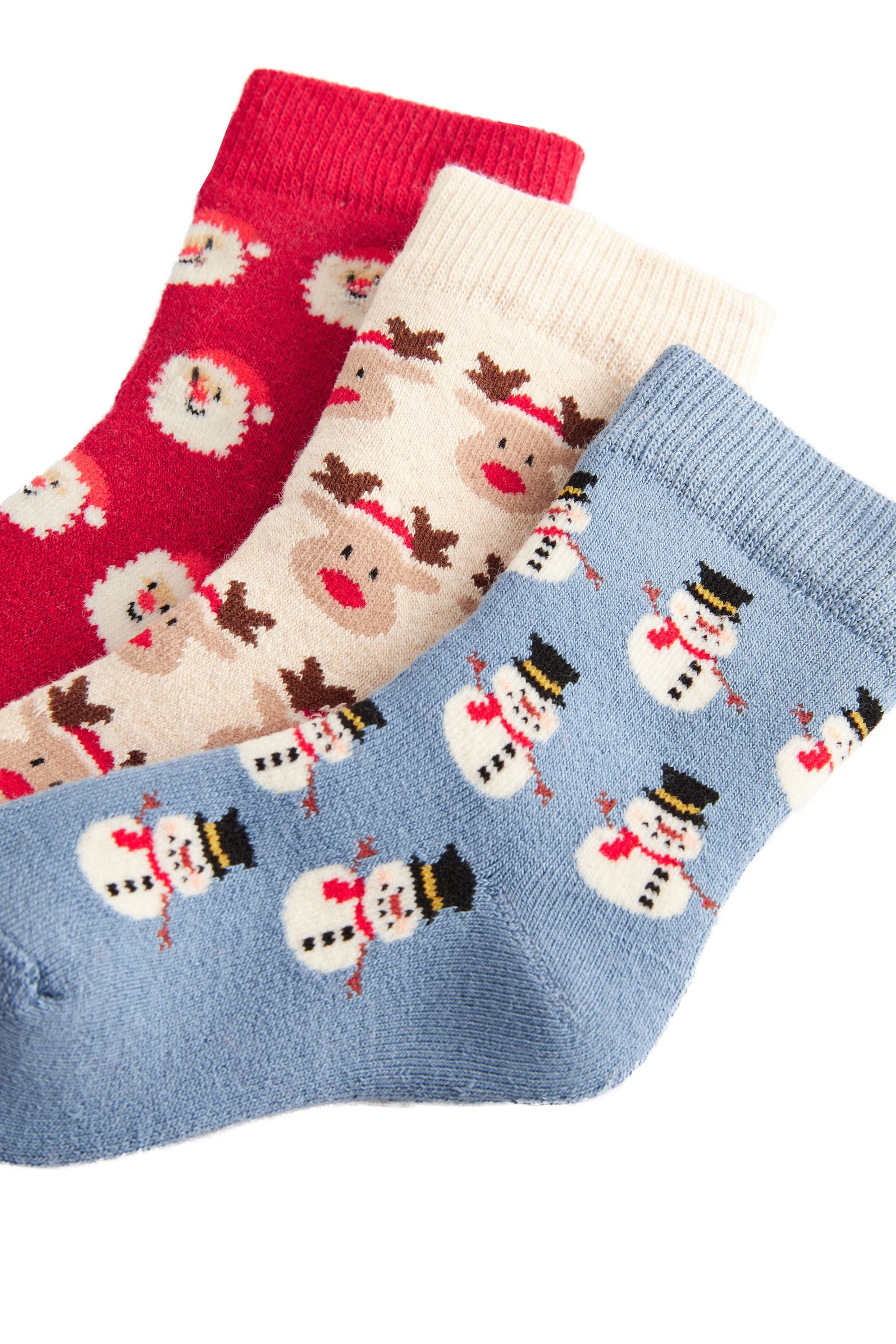 Next Kurzsocken Baby Weihnachtssocken, 3er-Pack (1-Paar)