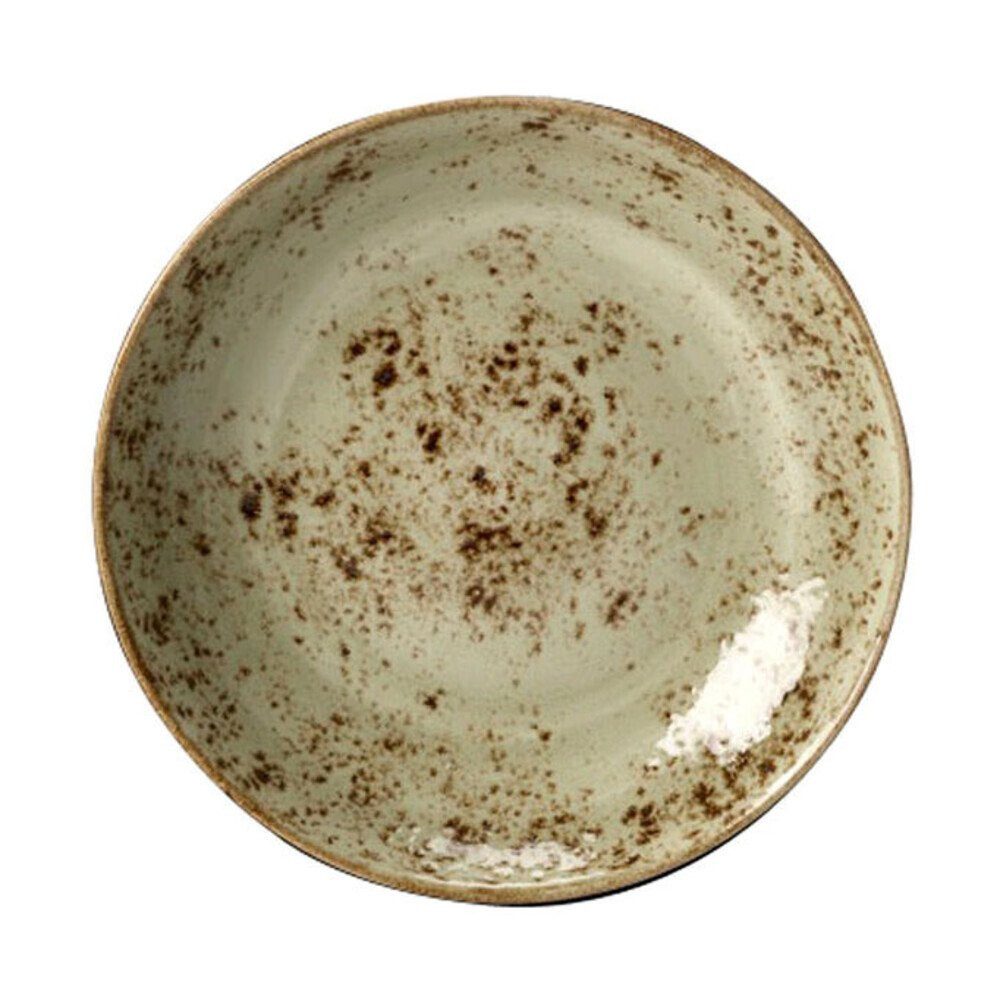 STEELITE Teller Teller tief 25,5 cm Coupe 1131 Craft Green, (1 St), Teller tief, Ø25,5cm, Vitro-Porzellan, grün