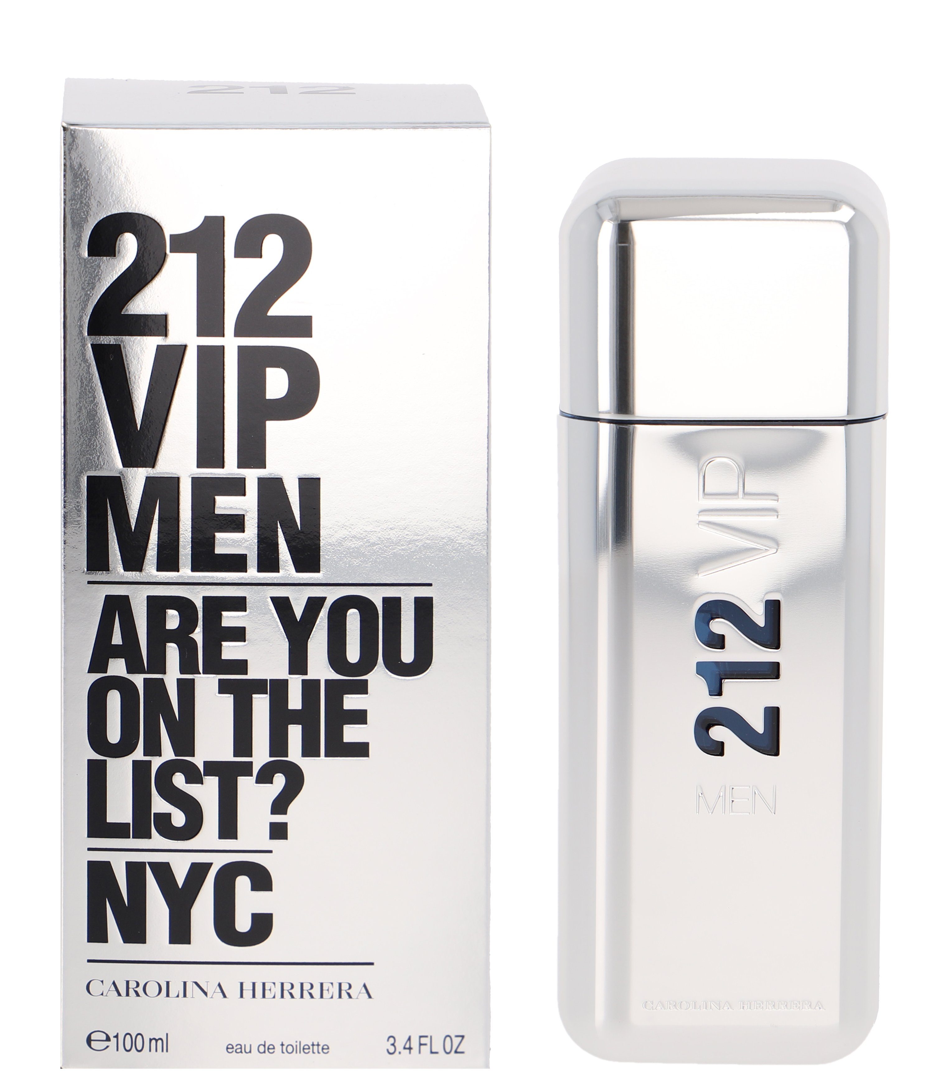 Carolina Herrera Eau de Toilette Carolina Herrera 212 VIP Men, mit minimalistischem Design