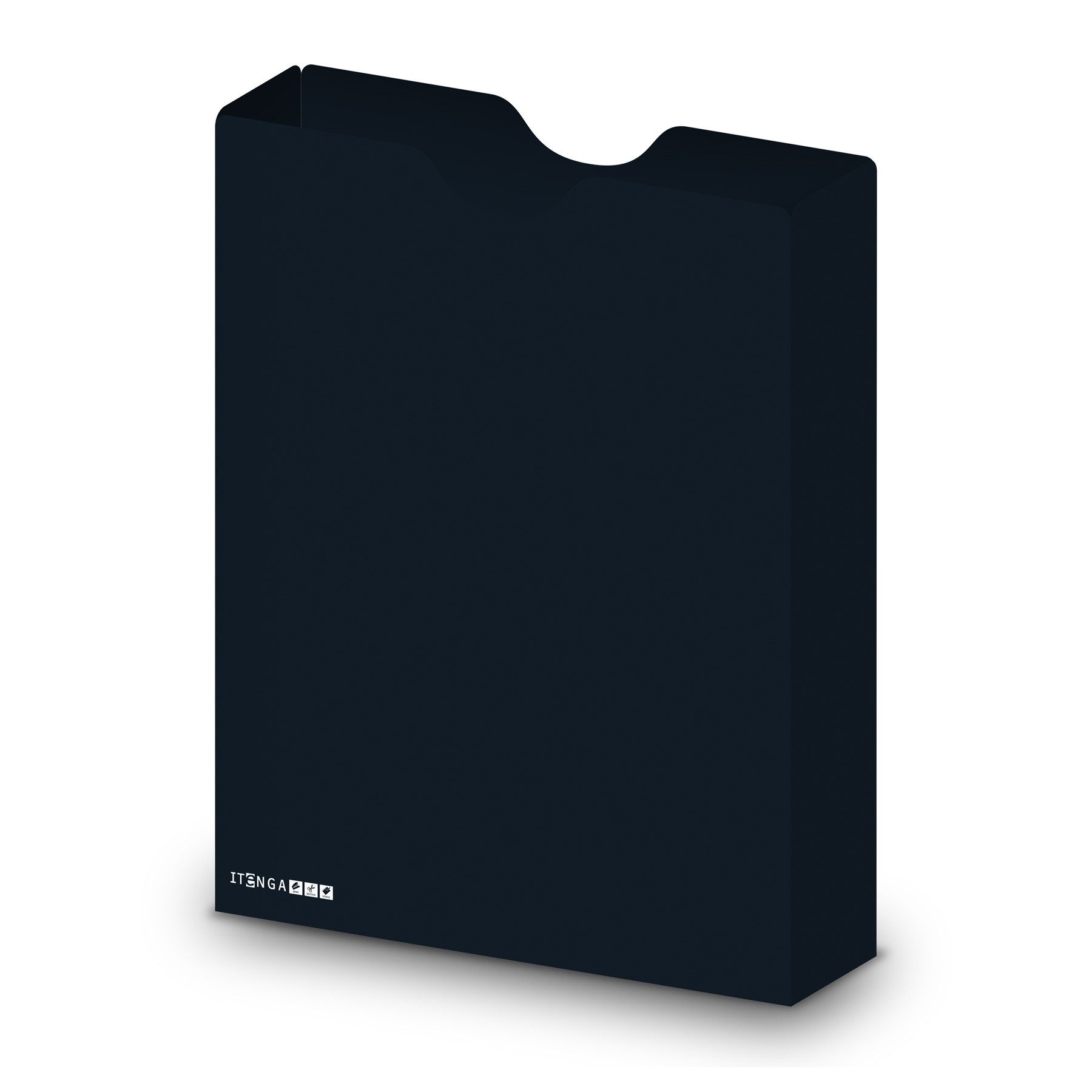 itenga Organisationsmappe itenga Heftbox DIN A4 Hochformat aus PP Kunststoff SCHWARZ