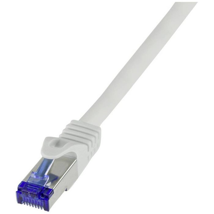 LogiLink Patchkabel Ultraflex Cat.6A S/FTP 1 m LAN-Kabel