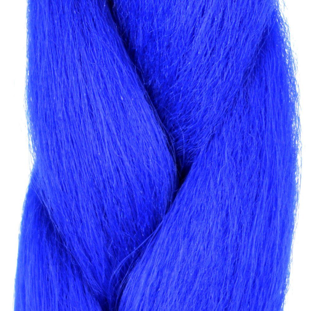 Kunsthaar-Extension Zöpfe YOUR 29-AY Pack Flechthaar BRAIDS! 3er Blau Braids 1-farbig im Jumbo MyBraids