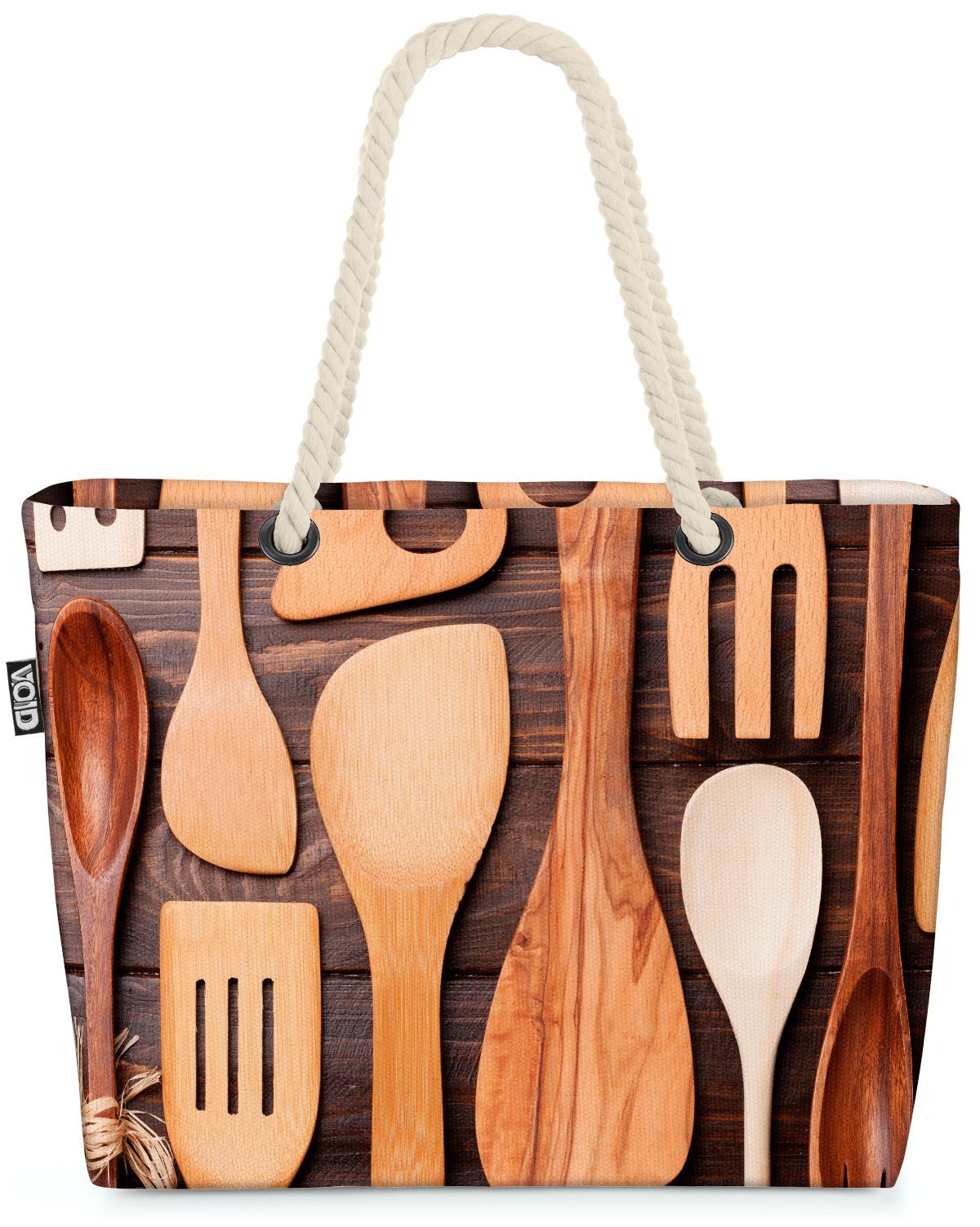 Holzlöffel VOID Kochen (1-tlg), Kochen Kochutensilien Küche Kochlö Küchenutensilien Strandtasche