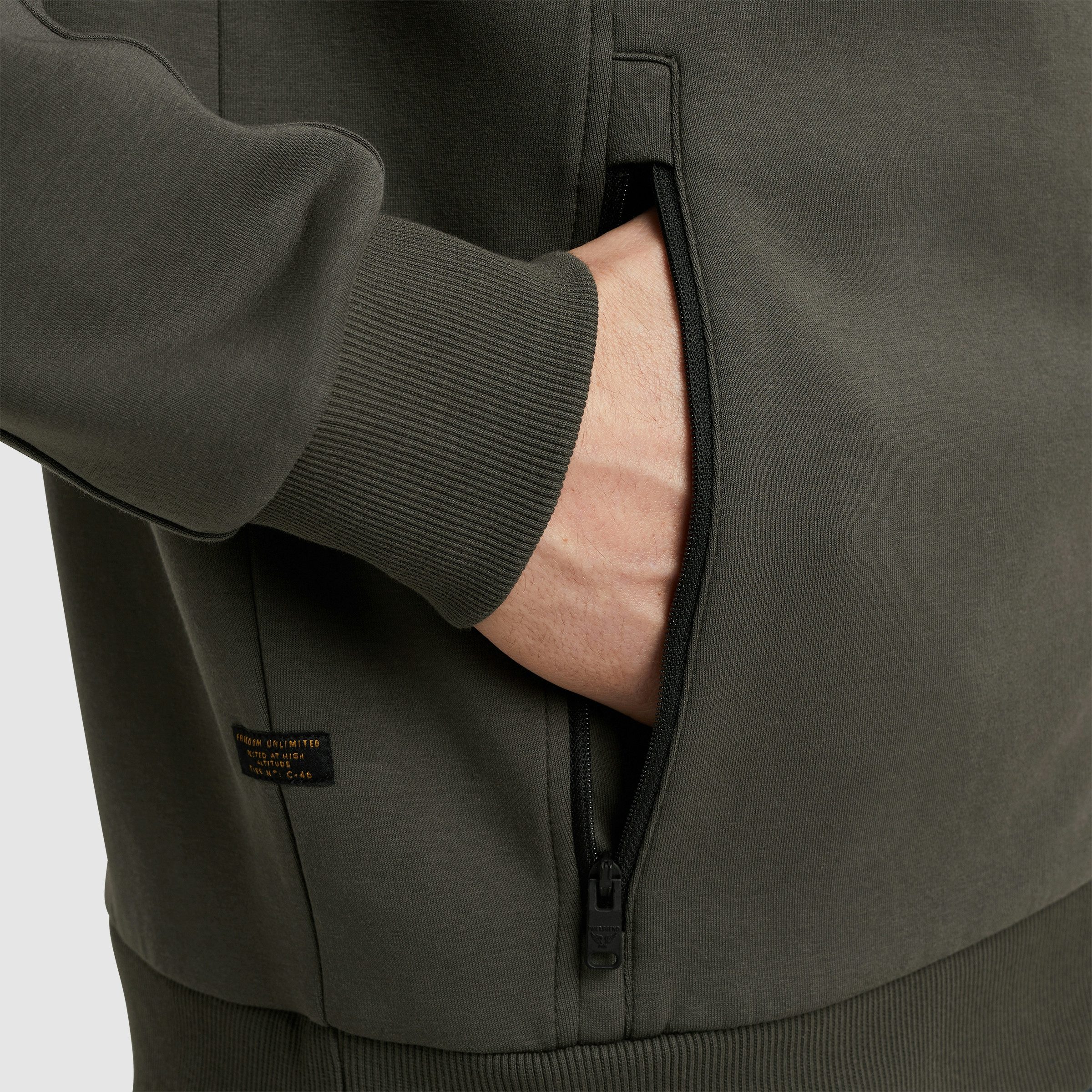 PME LEGEND Sweatjacke mit Reißverschluss