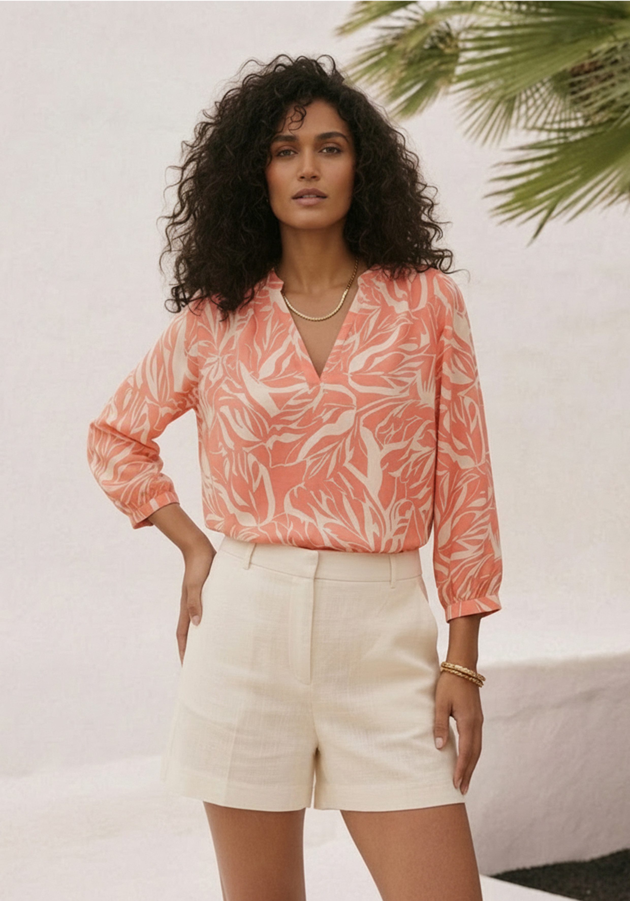 Druckbluse