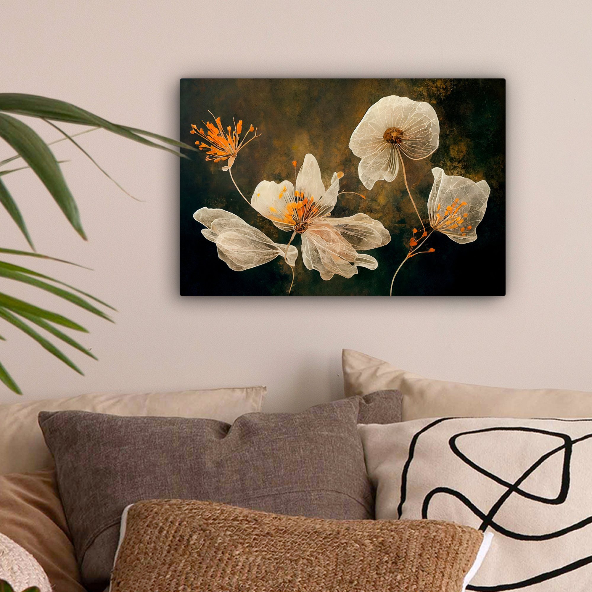 OneMillionCanvasses® Leinwandbild Blumen - Pflanzen - günstig online kaufen