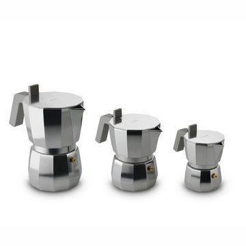 Alessi Espressokocher Espressokocher MOKA modern 1, 0.07l Kaffeekanne, Nicht für Induktion geeignet