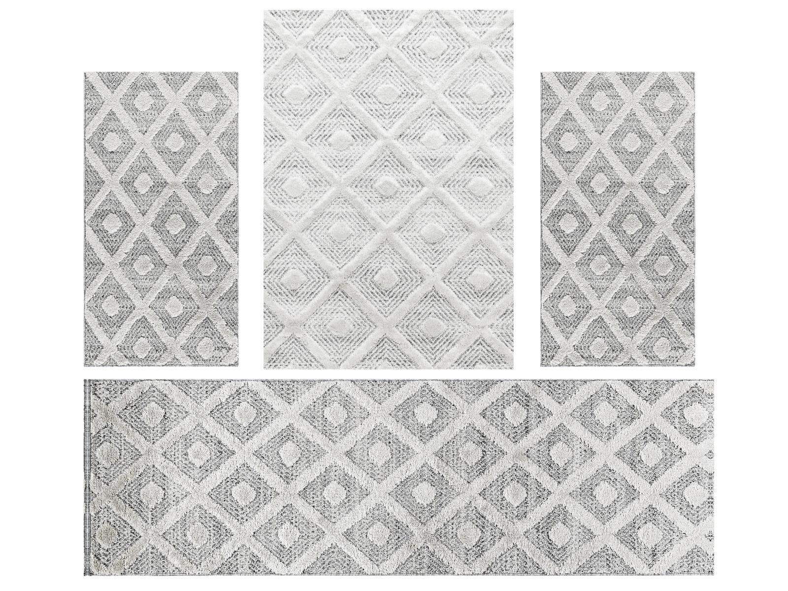 Hochflor-Bettumrandung Boho-Design