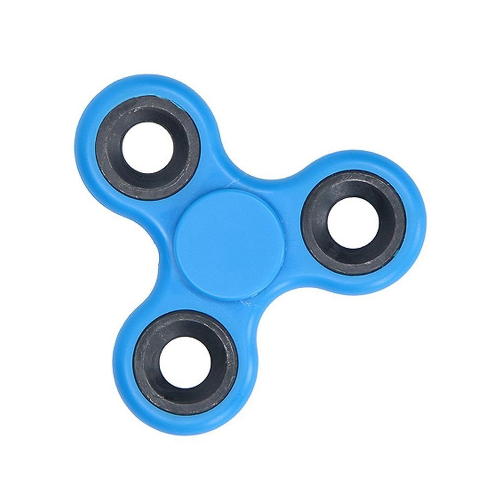 TAFFIO Lernspielzeug Fidget Spinner Hand Finger Kreisel Anti Stress Konzentration Blau