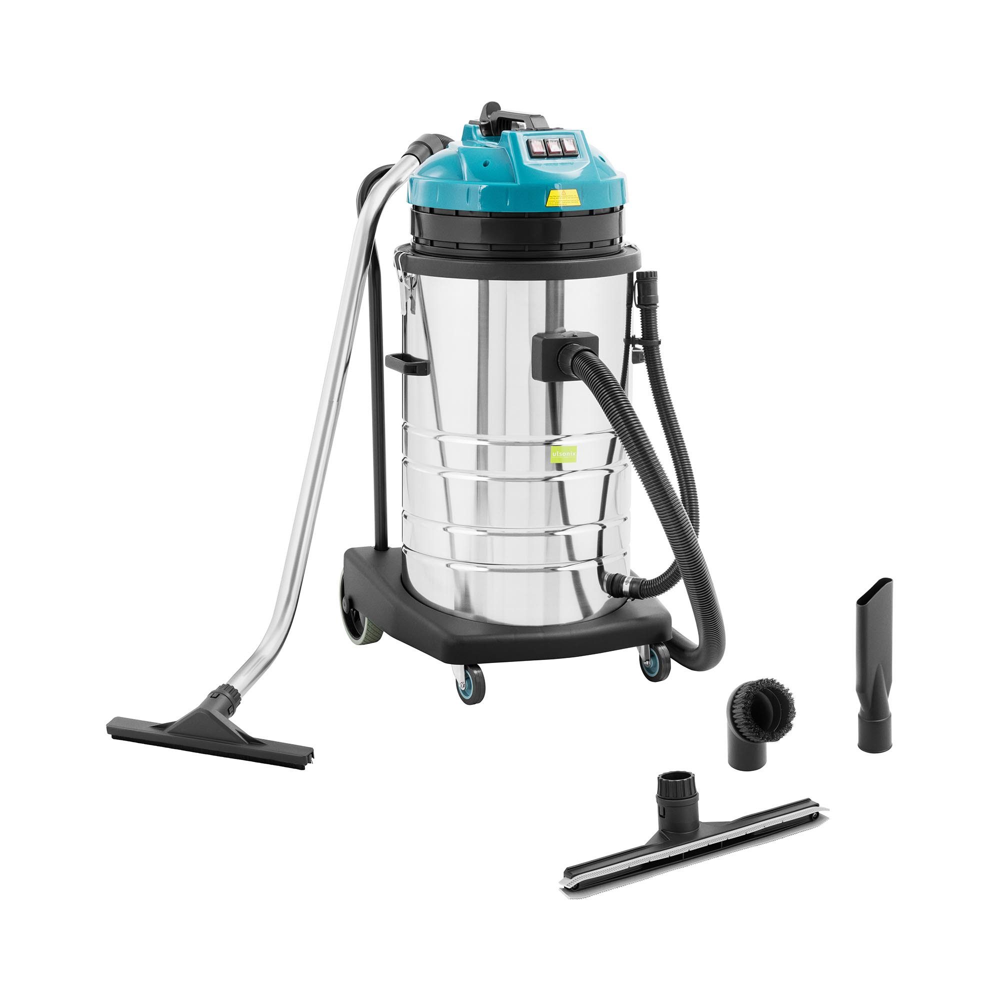 Ulsonix Industriesauger 80 L Nass-Trocken-Sauger Industrie Büro- Geschäftsräumen IPX4 3000 W, 3000 W