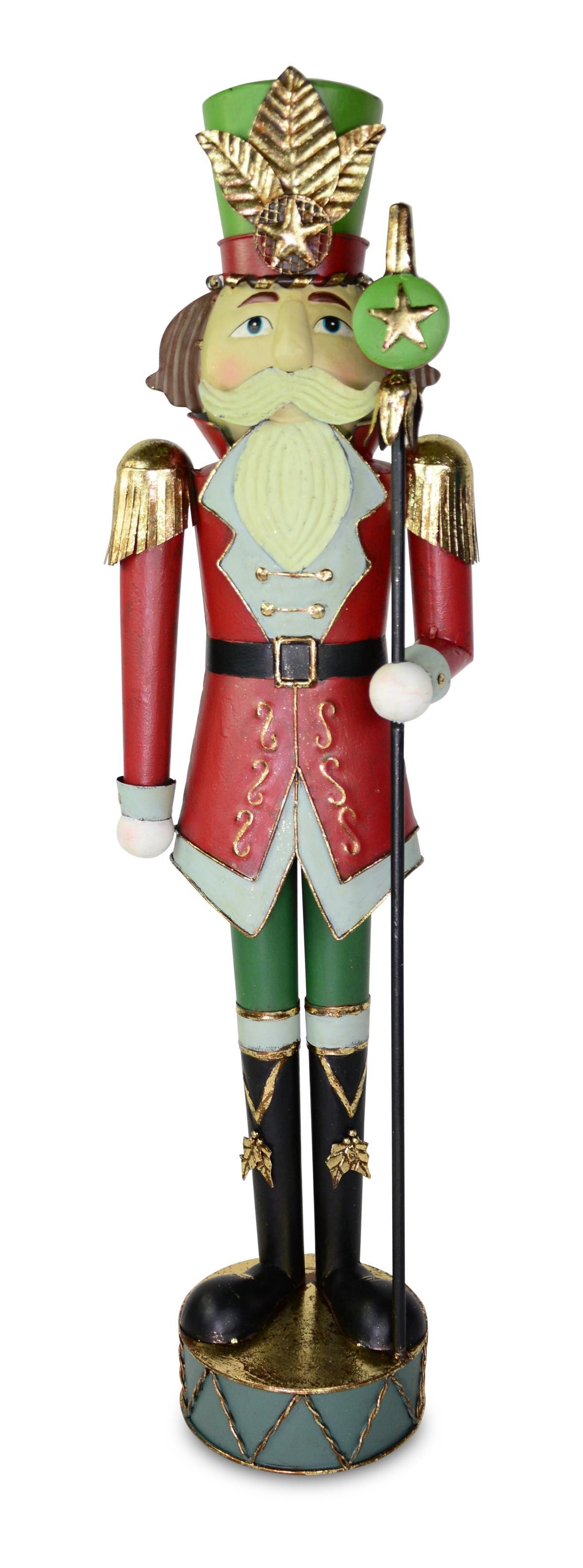 RIFFELMACHER & WEINBERGER Christbaumschmuck Deko-Nussknacker, 2 m groß, Metall, XXL Weihnac