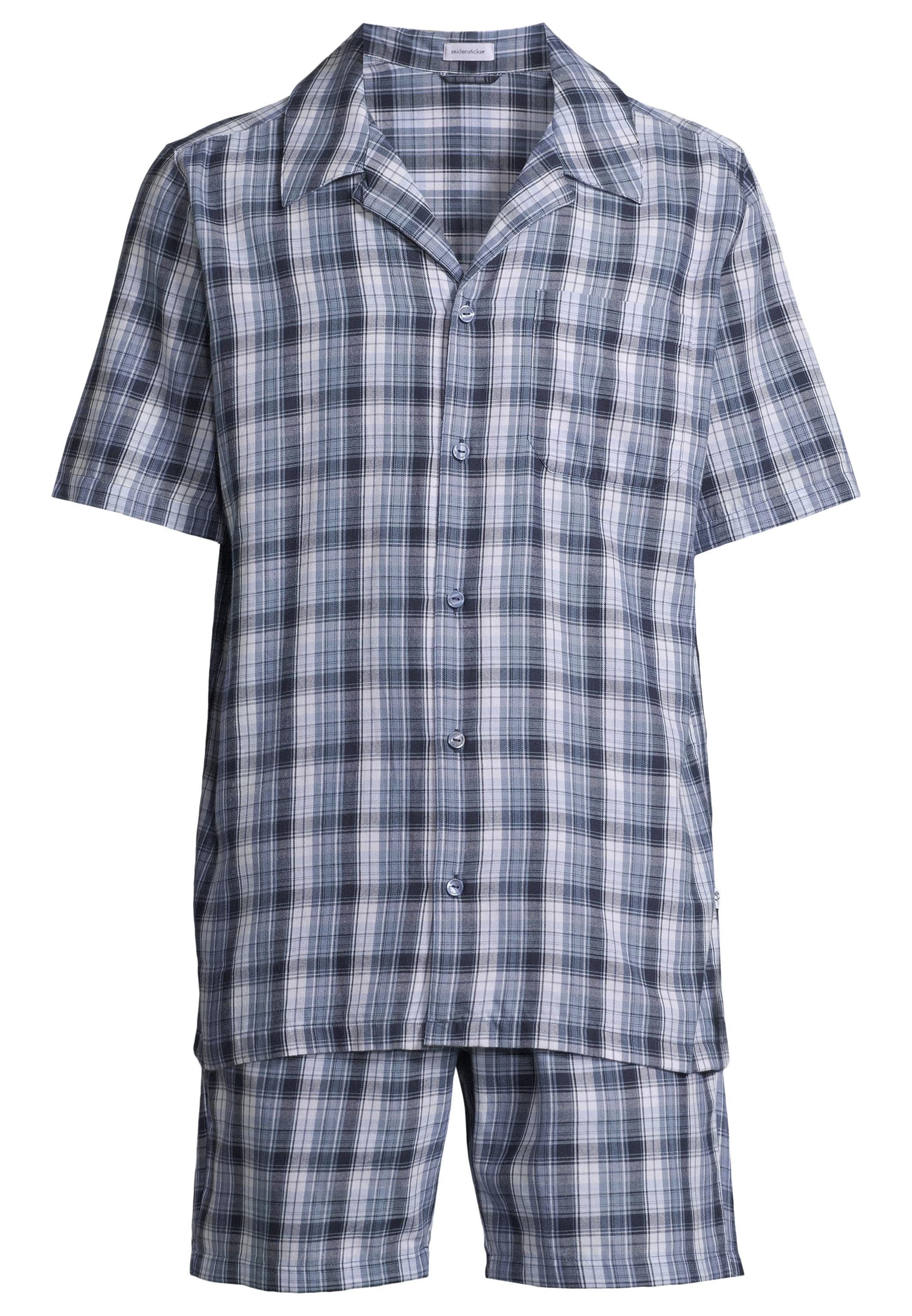 seidensticker Pyjama Classic Twill (Set, 2 tlg) Schlafanzug - Baumwolle - A günstig online kaufen