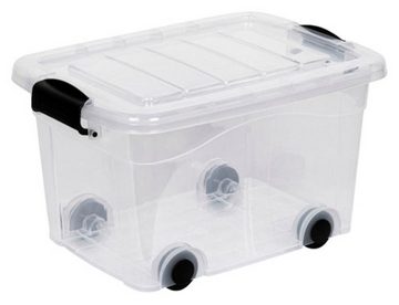 Kreher Aufbewahrungsbox Roller Box (Set, 2 St), mit Rädern und verschließbarem Deckel