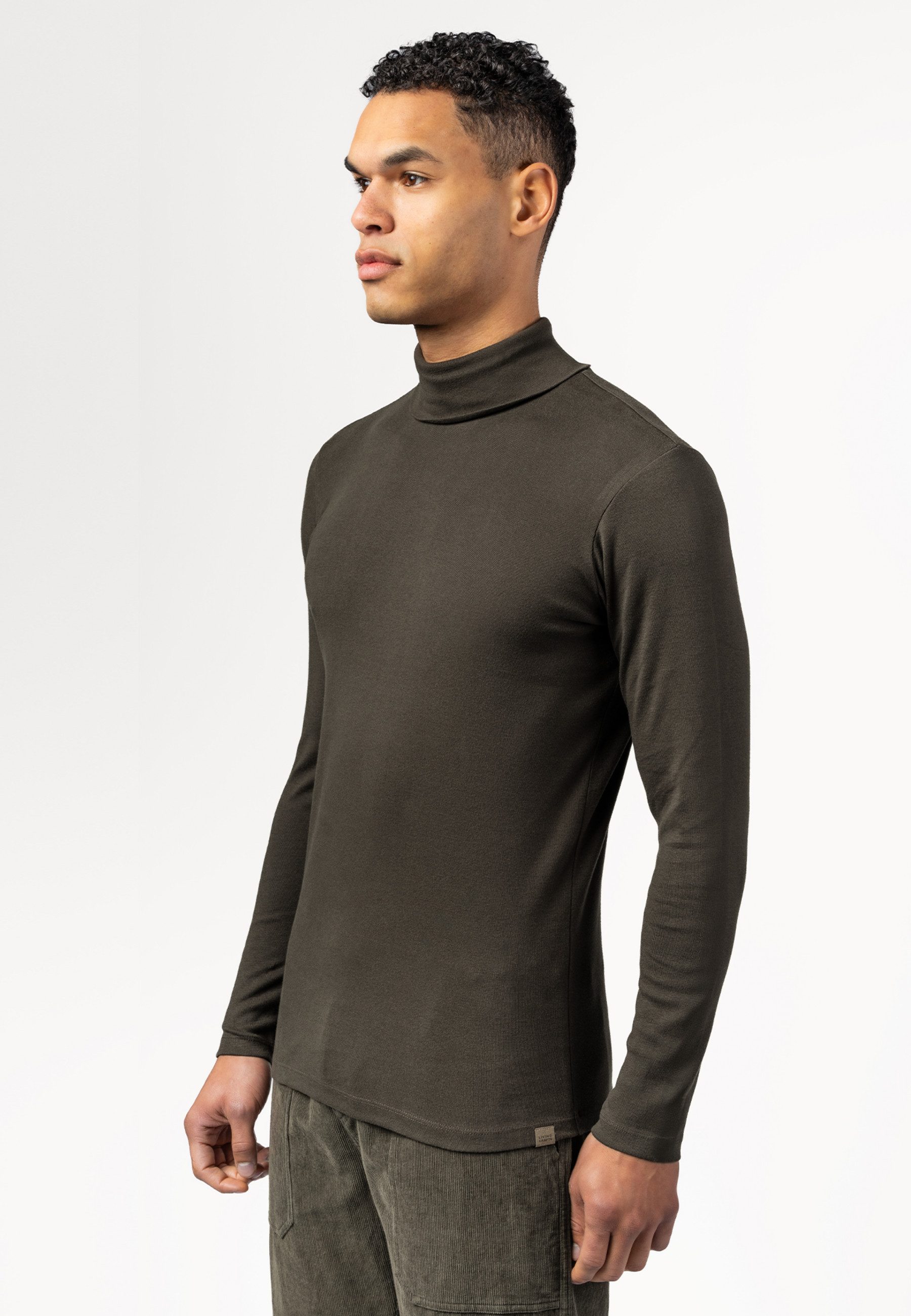 LIVING CRAFTS Rollkragenpullover HELGE GOTS zertifiziert – Bild 2 von 5