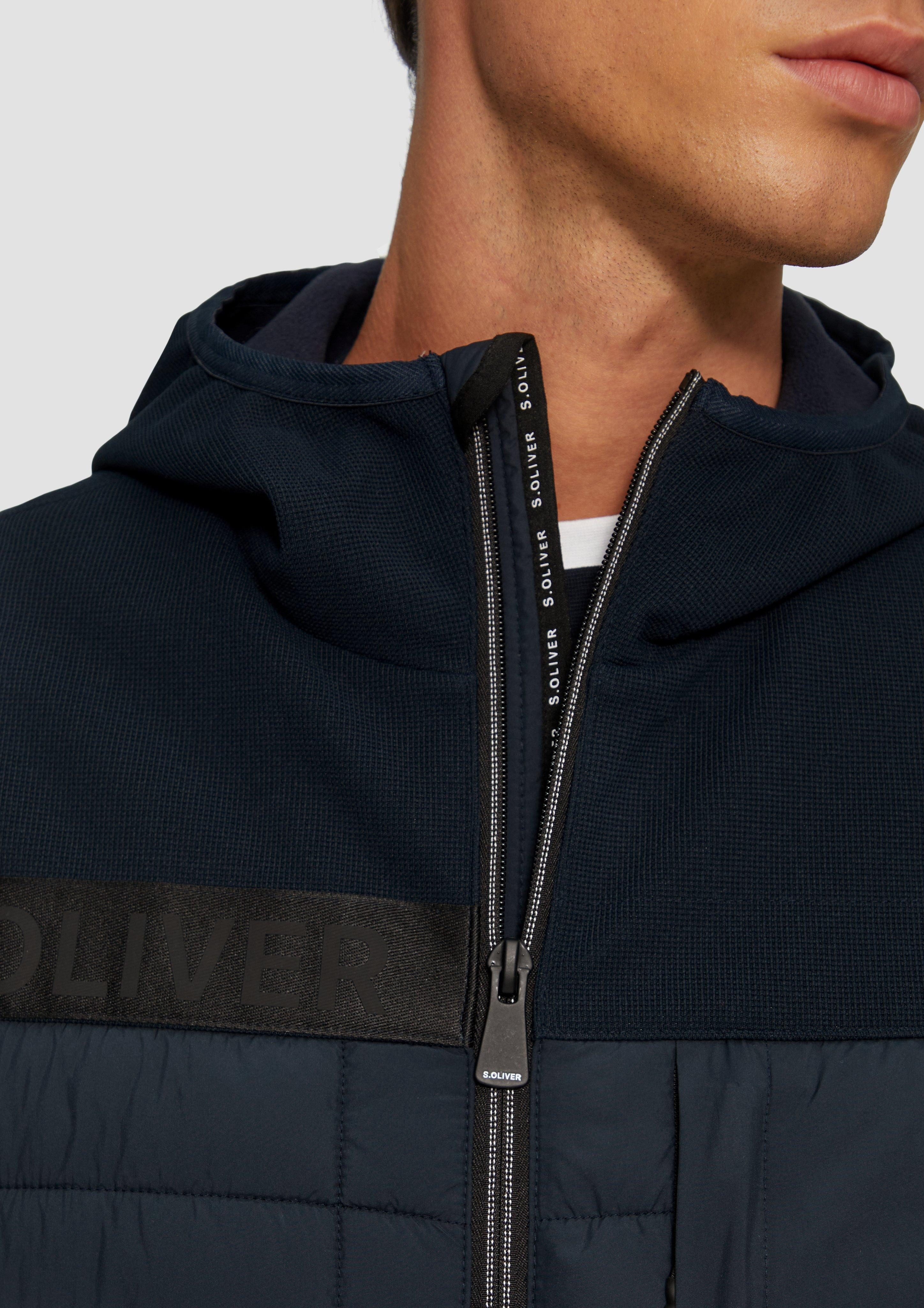 s.Oliver Allwetterjacke Steppjacke im Fabricmix mit günstig online kaufen