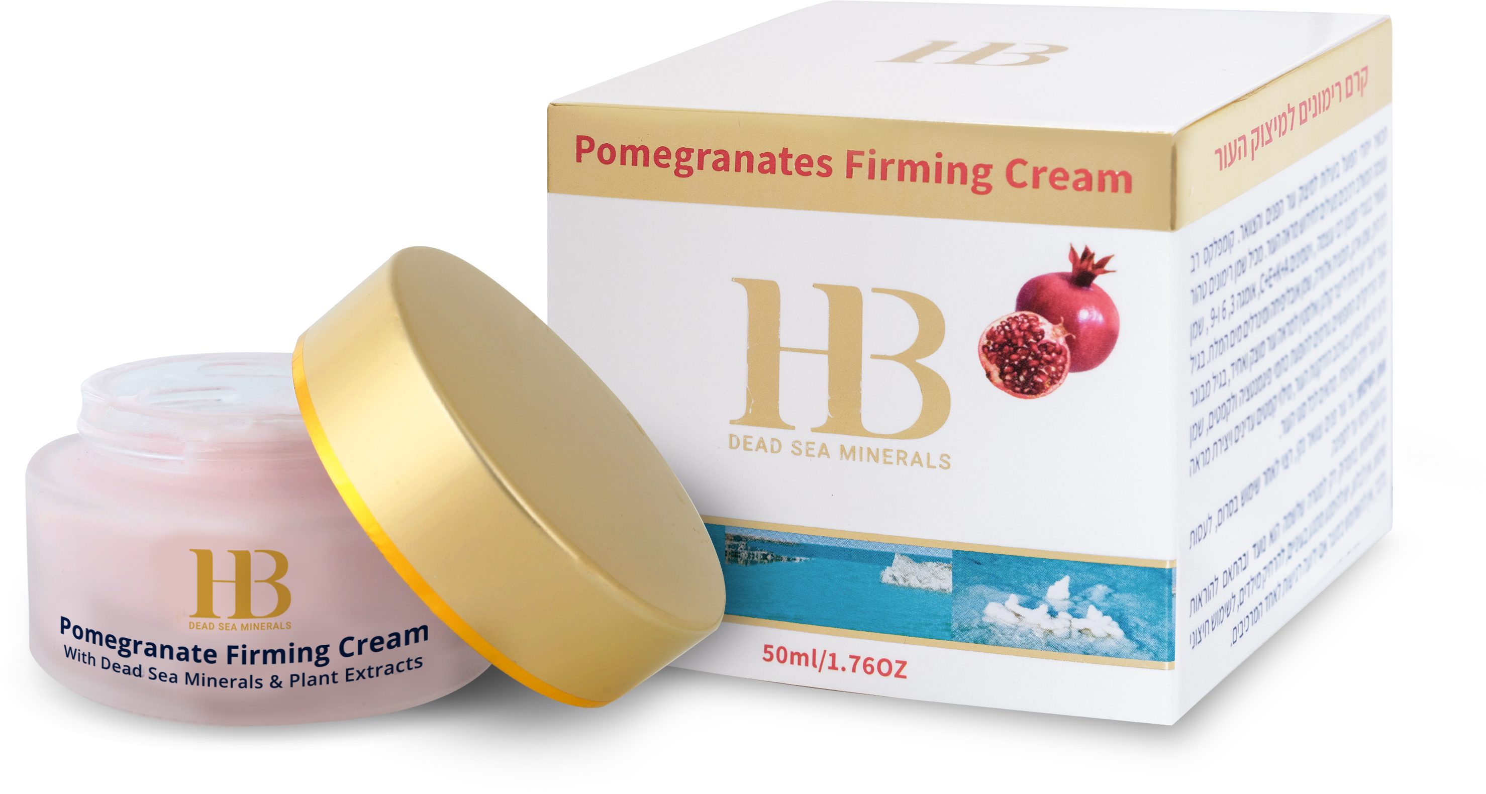 H.B. Dead Sea Minerals Tagescreme Health&Beauty Pomegranate Firming Cream 50 ml