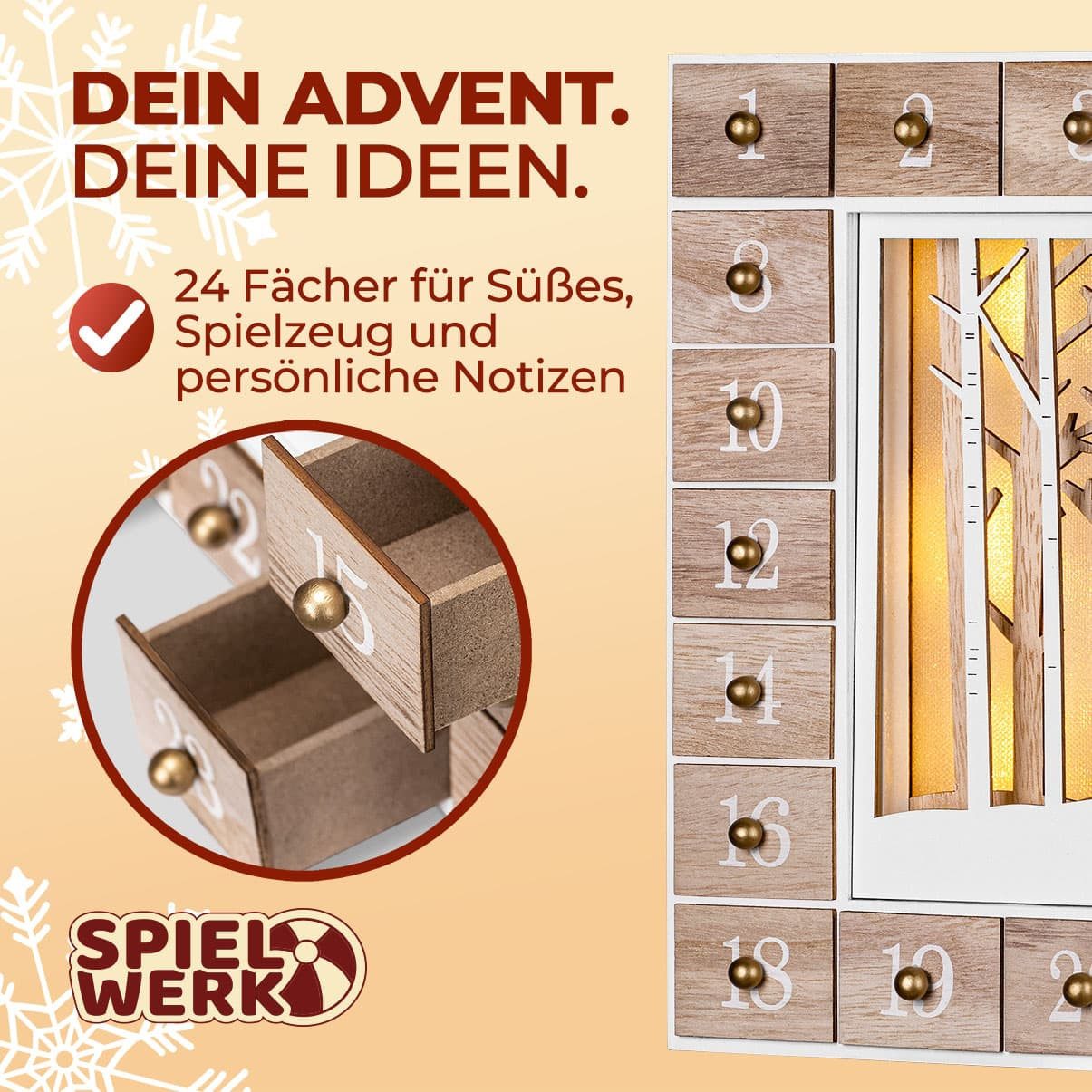 Spielwerk Adventskalender Spielwerk (1-tlg)