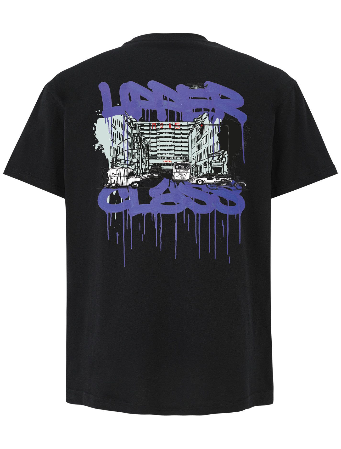 iriedaily Kurzarmshirt Stohead Upper 36 - T-Shirt Herren - Sommershirt - Herrenshirt - schwar