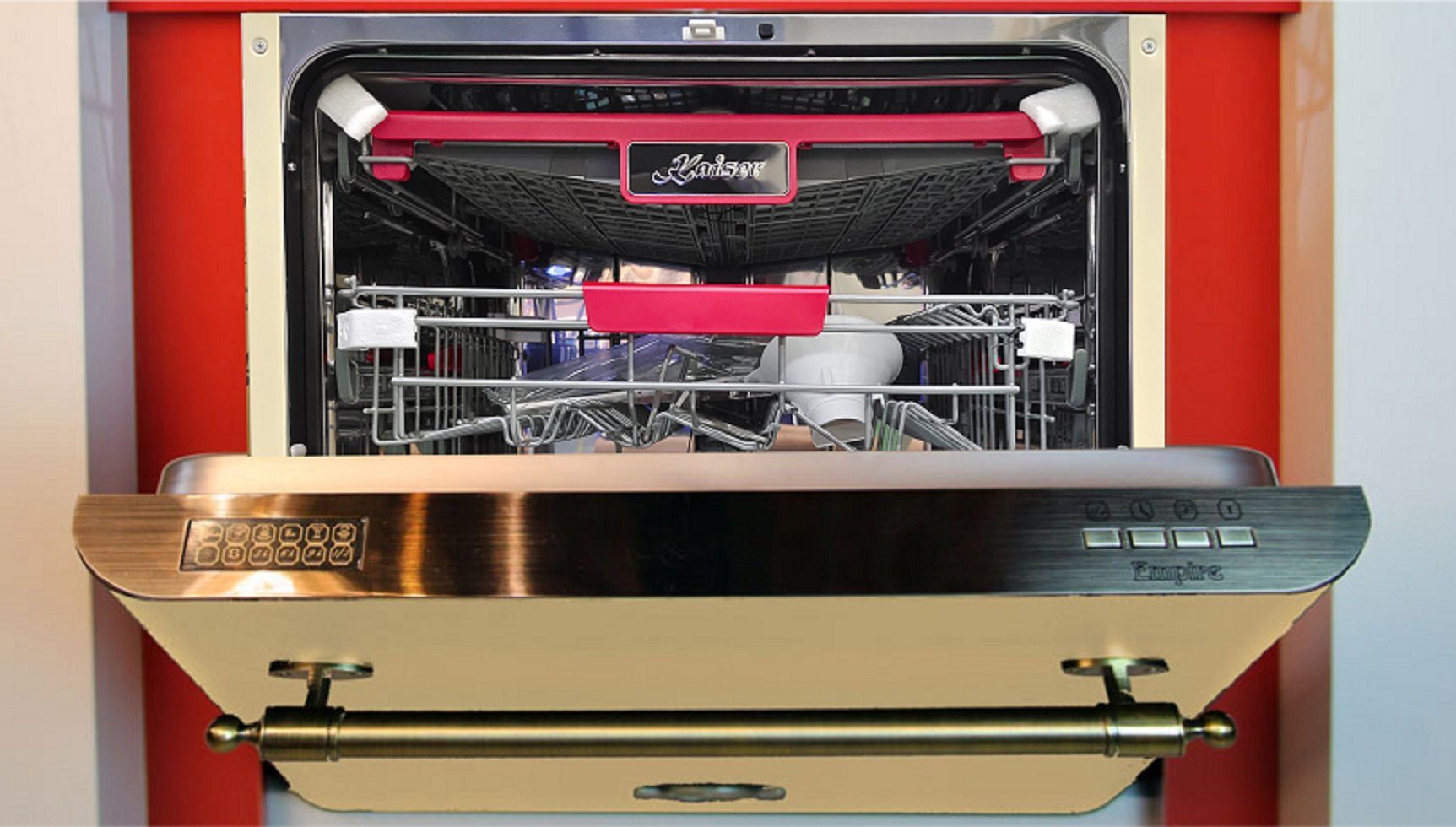 Kaiser Küchengeräte Unterbaugeschirrspüler S 60 U 88 XL ElfEm, Unterbau-Spülmaschine 60 cm Einbau Geschirrspüler