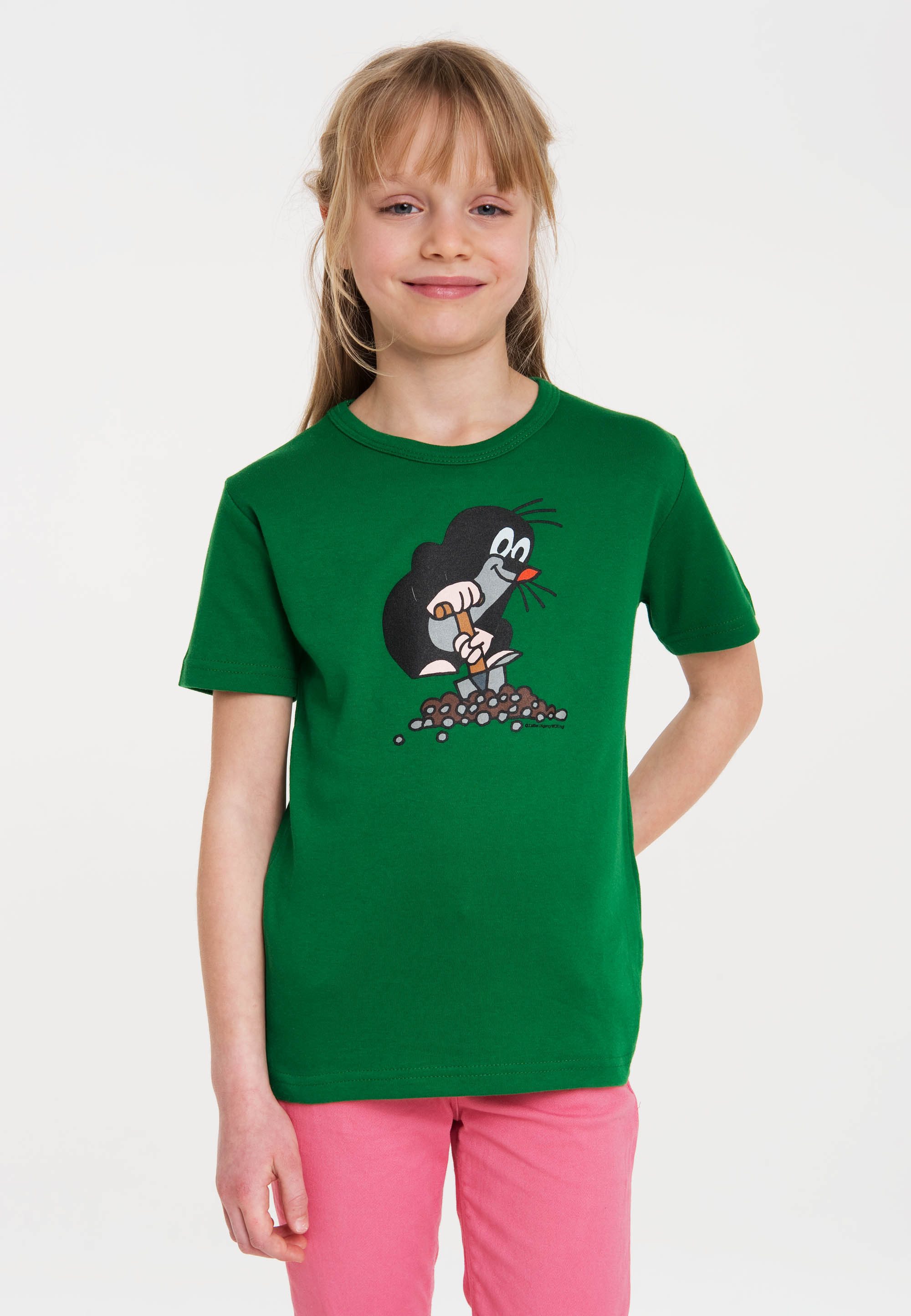 LOGOSHIRT T-Shirt Der kleine Maulwurf mit coolem Print