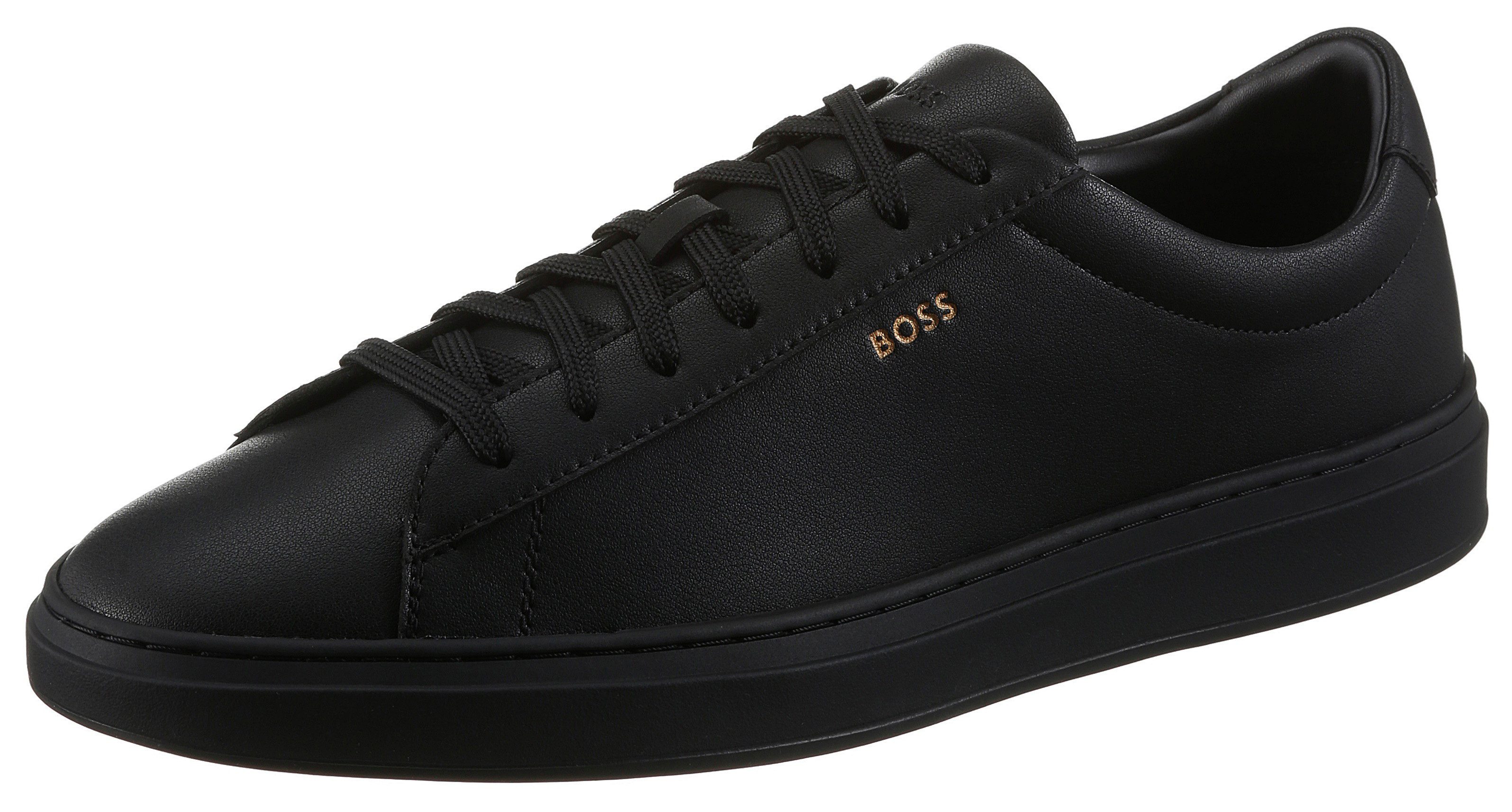 BOSS Kieran_Tenn Sneaker Eleganter Sneaker, Freizeitschnürer, Halbschuh mit BOSS-Logo