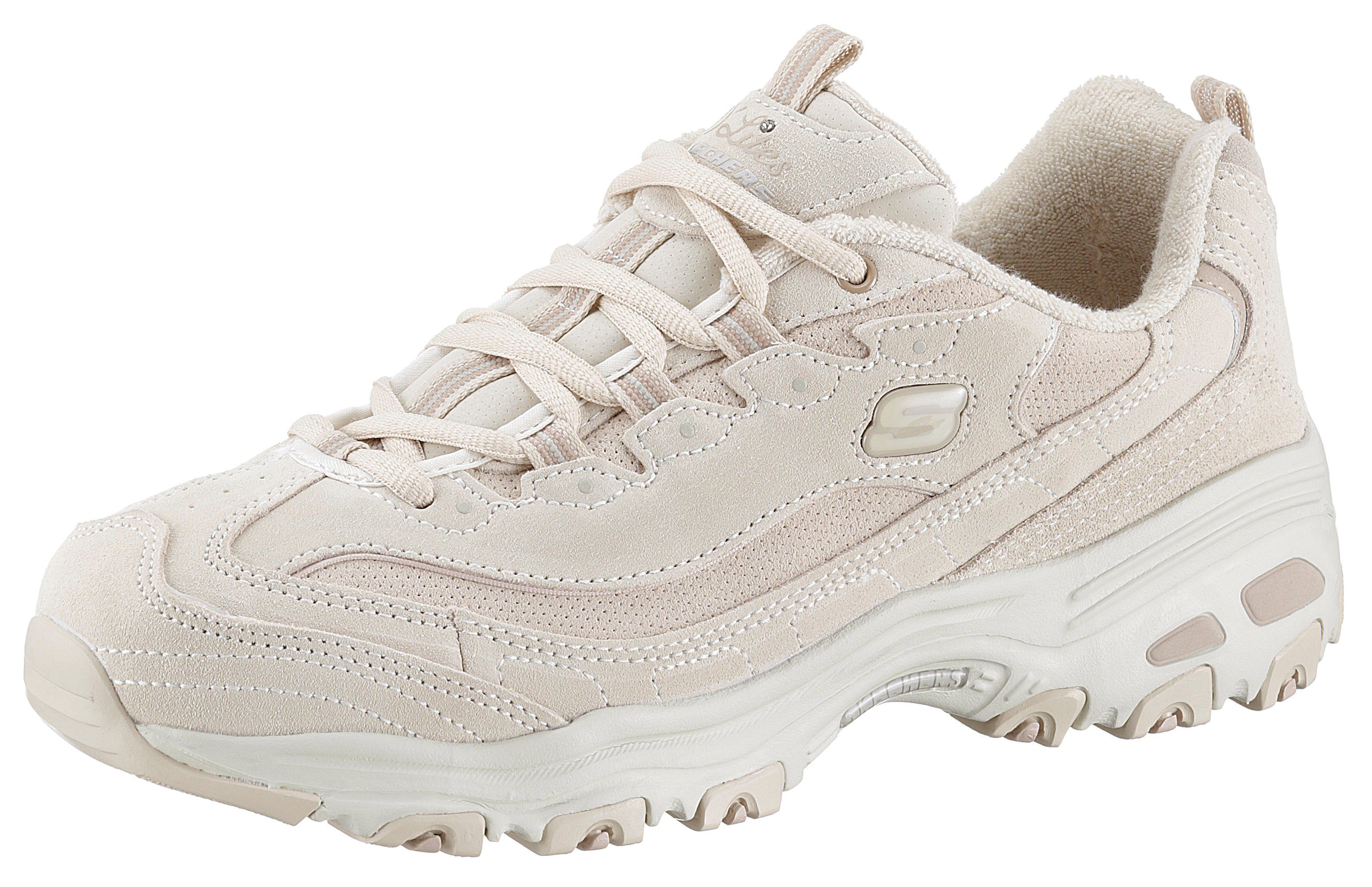 Skechers D'LITES - Sneaker weich gepolsterter Innensohle, Freizeitschuh, Halbschuh, Schnürschuh