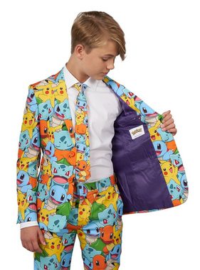 Opposuits Kostüm Teen Pokémon, Knallbunter Pokémon-Anzug mit Pikachu & Co.