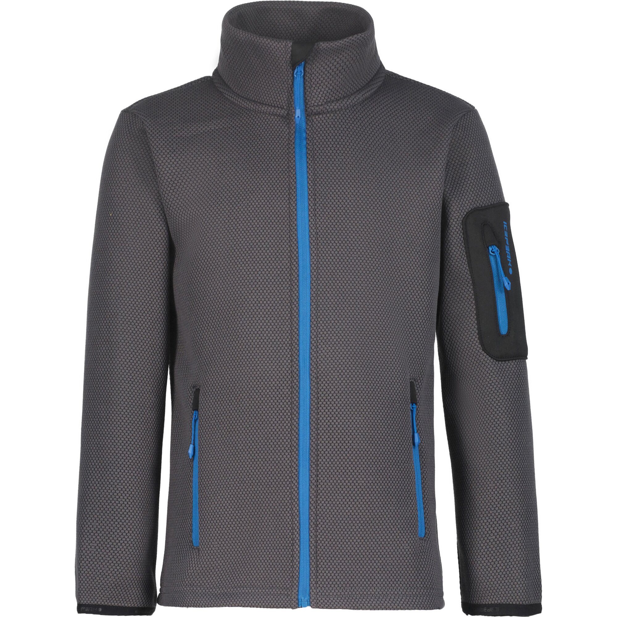Icepeak Funktionsjacke K FLEECEJACKE KEVELAER mit hohem Stehkragen