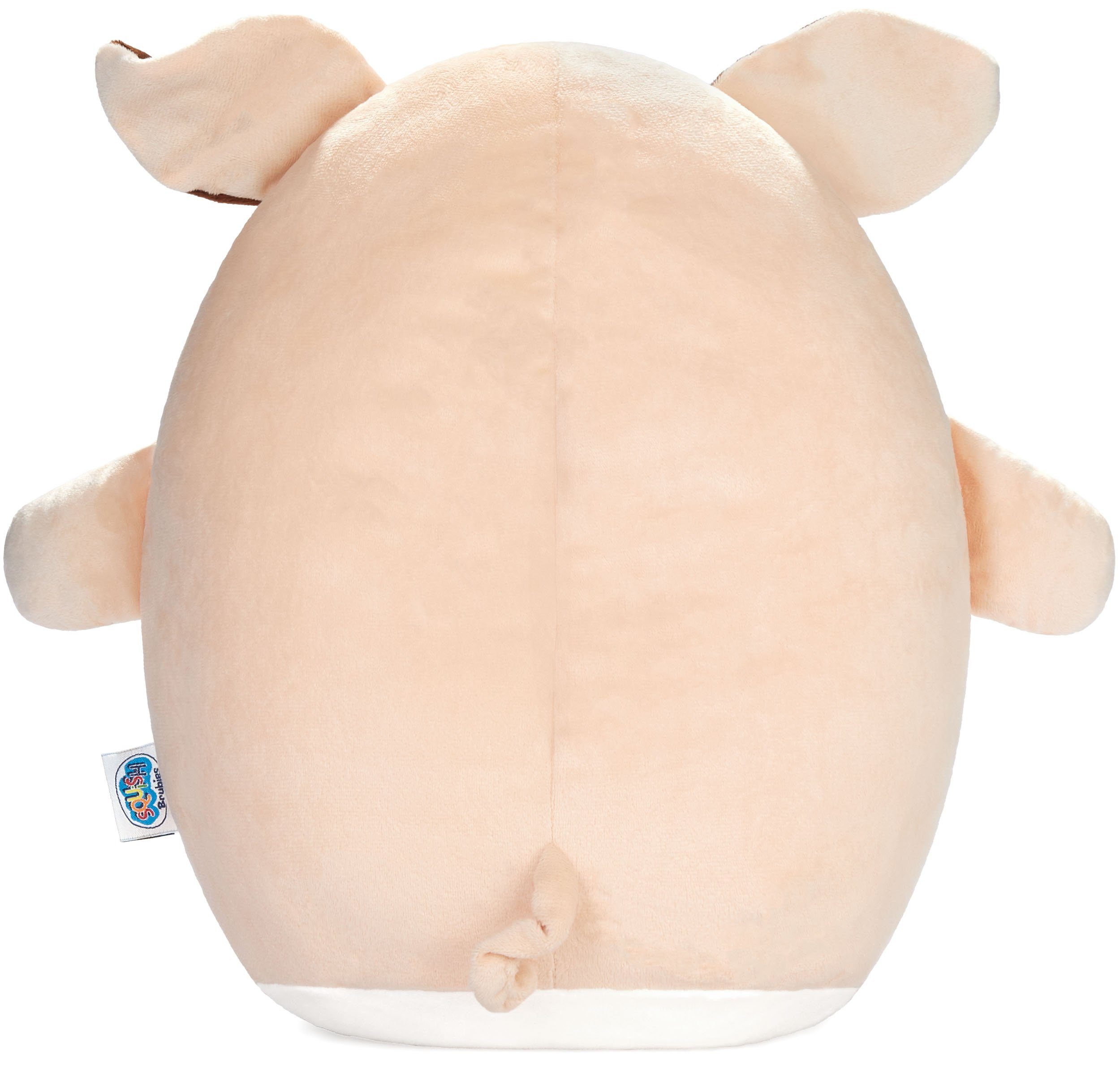 SQUISHBRUBIES Kuscheltier Max der Mops - 35 cm Stofftier - Superweich (1-St., Beige und Weiß), Plüschtier zum Kuscheln, Verschenken und Sammeln