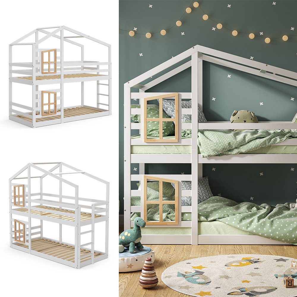 VitaliSpa® Etagenbett Maja, Weiß, 90x200 cm, günstig online kaufen