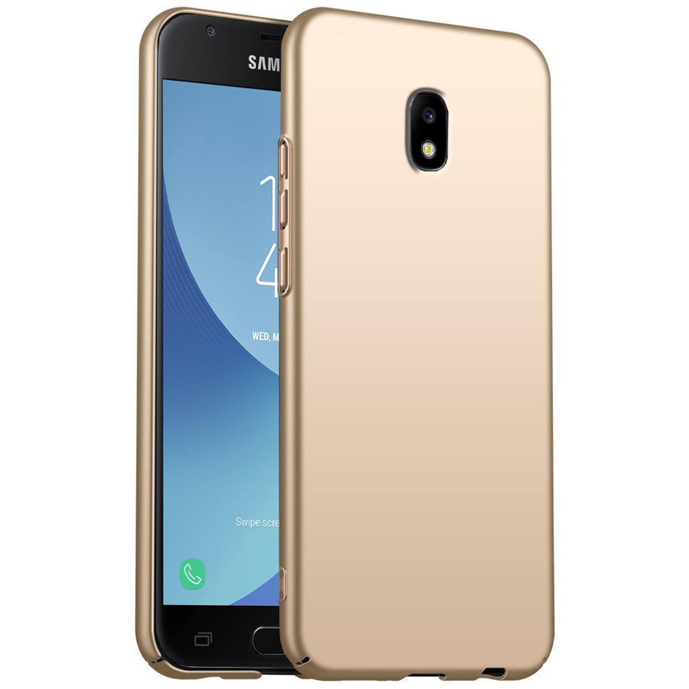 CoolGadget Handyhülle Ultra Slim Case für Samsung Galaxy J7 2017 5,5 Zoll, dünne Schutzhülle präzise Aussparung für Samsung Galaxy J7 2017 Hülle
