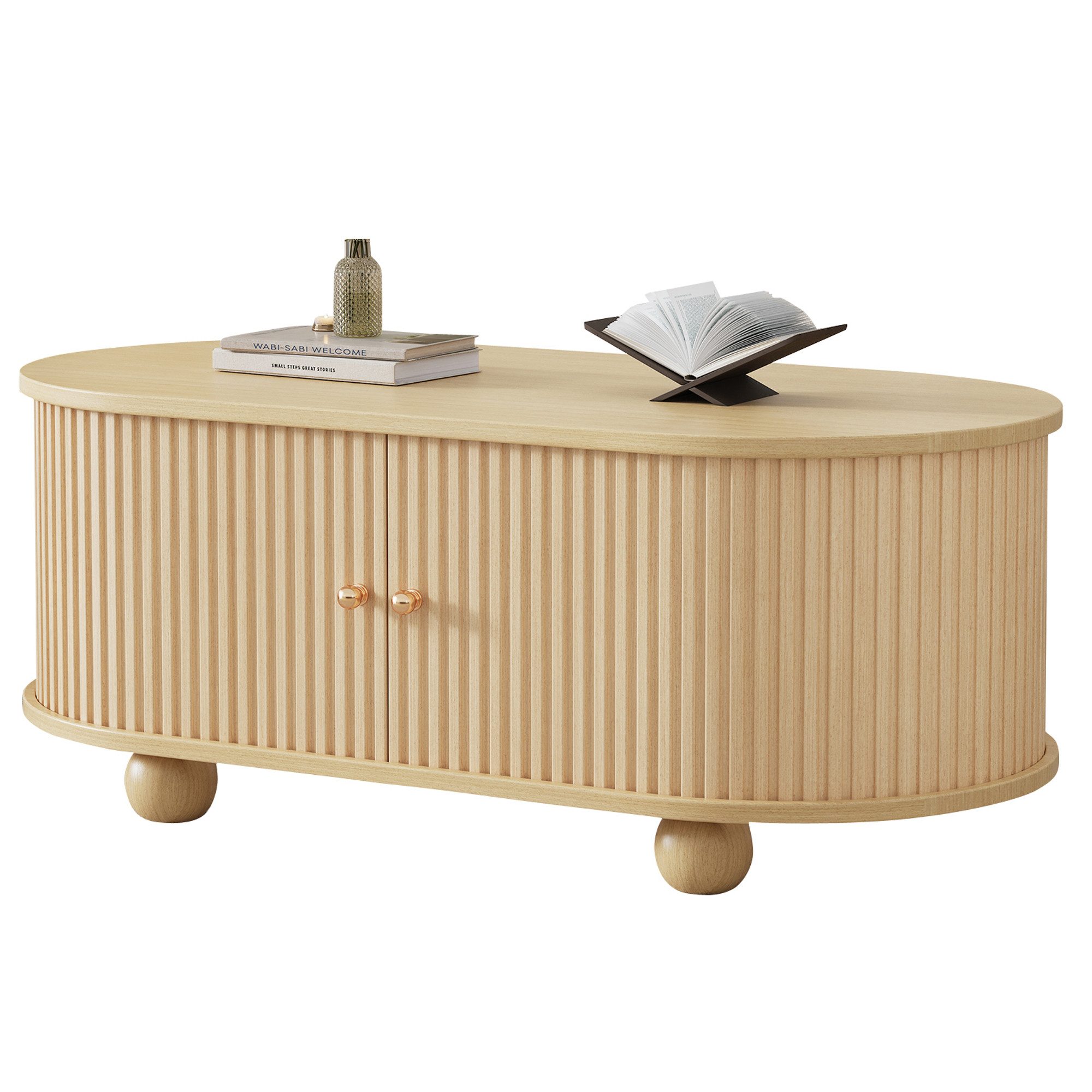 MODFU Couchtisch ovaler Couchtisch – minimalistisches günstig online kaufen