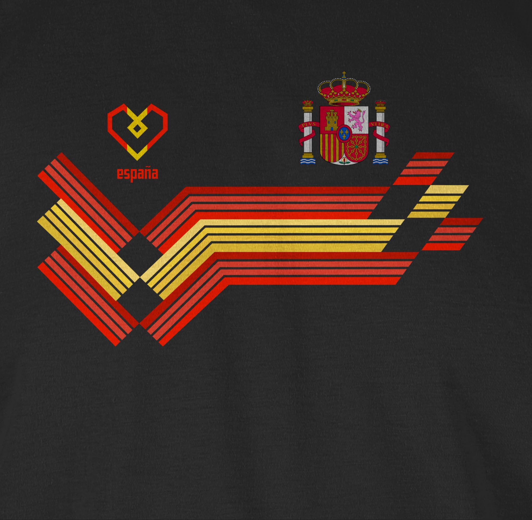 Shirtracer T-Shirt Espana Fanartikel EM, Spanien Wappen 2026 Fussball WM Fanartikel