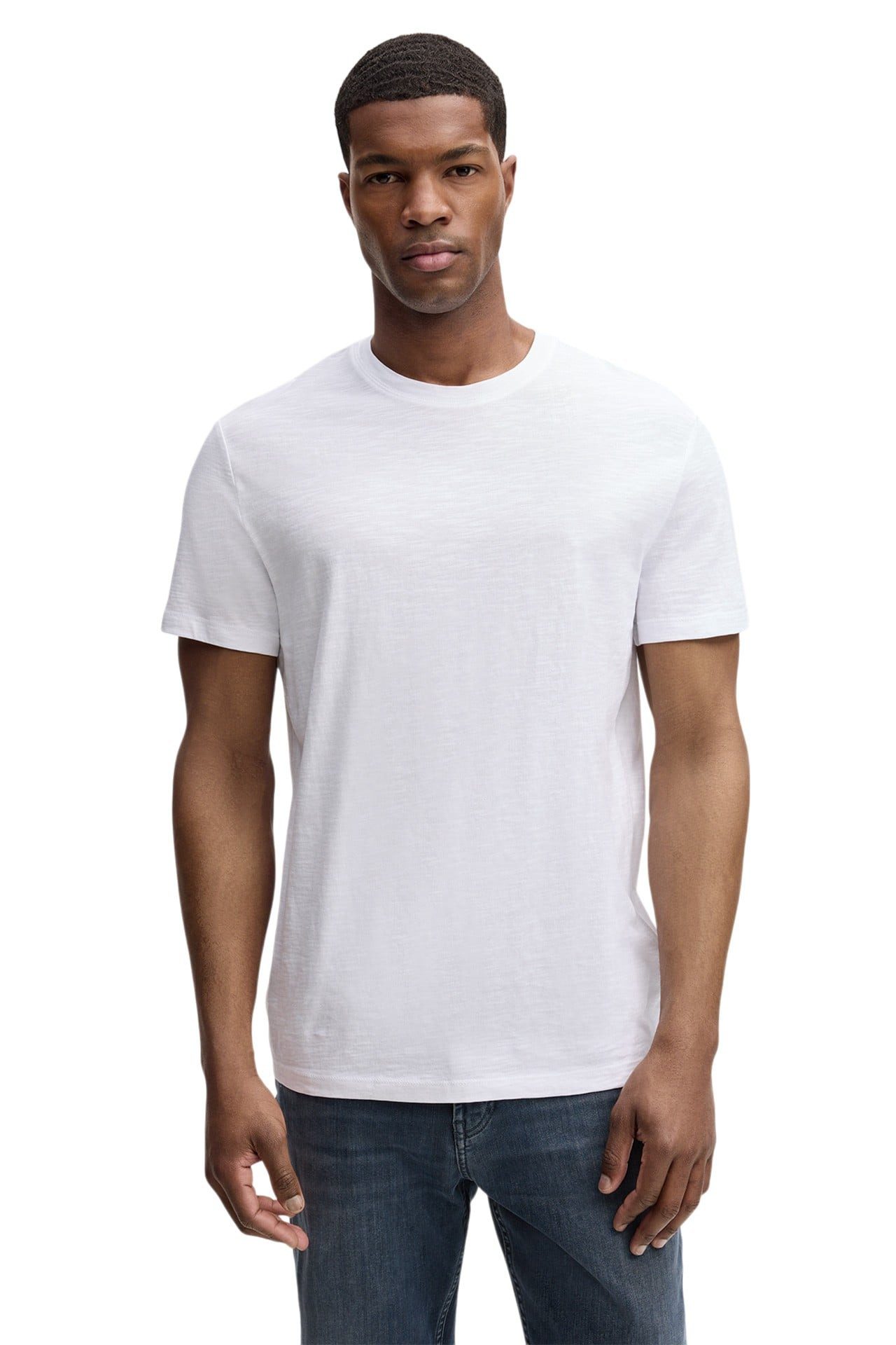 Strellson T-Shirt Colin (100% Bio-Baumwolle) weiss Herren