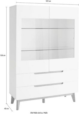 MCA furniture Highboard Cervo, Breite ca. 107 cm