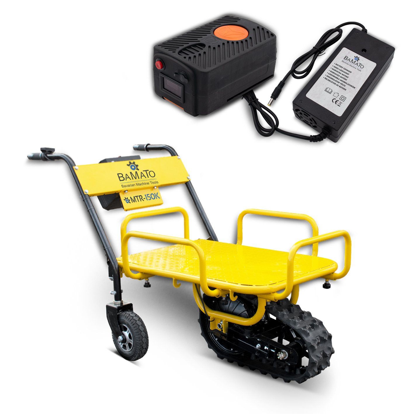 BAMATO Motorschubkarre MTR-150K, 1-tlg., Elektrodumper, Akku Schubkarre, Motorschubkarre – Bild 4 von 5
