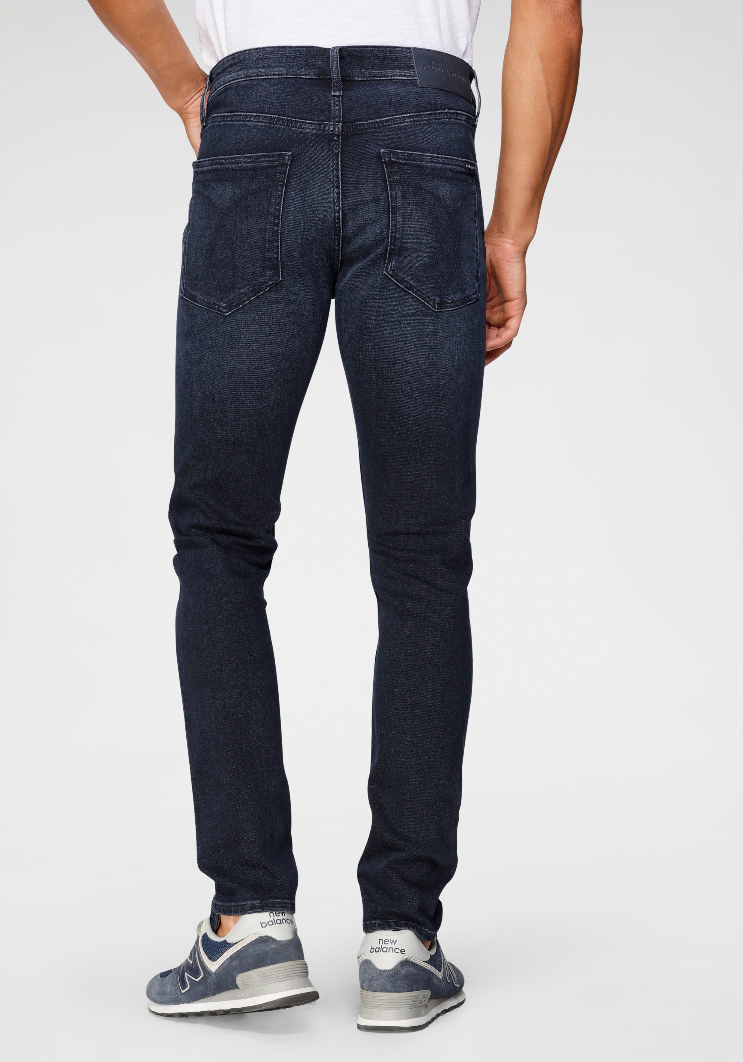 Calvin Klein Jeans Skinny-fit-Jeans blue-black 016 CKJ modische Waschung SKINNY