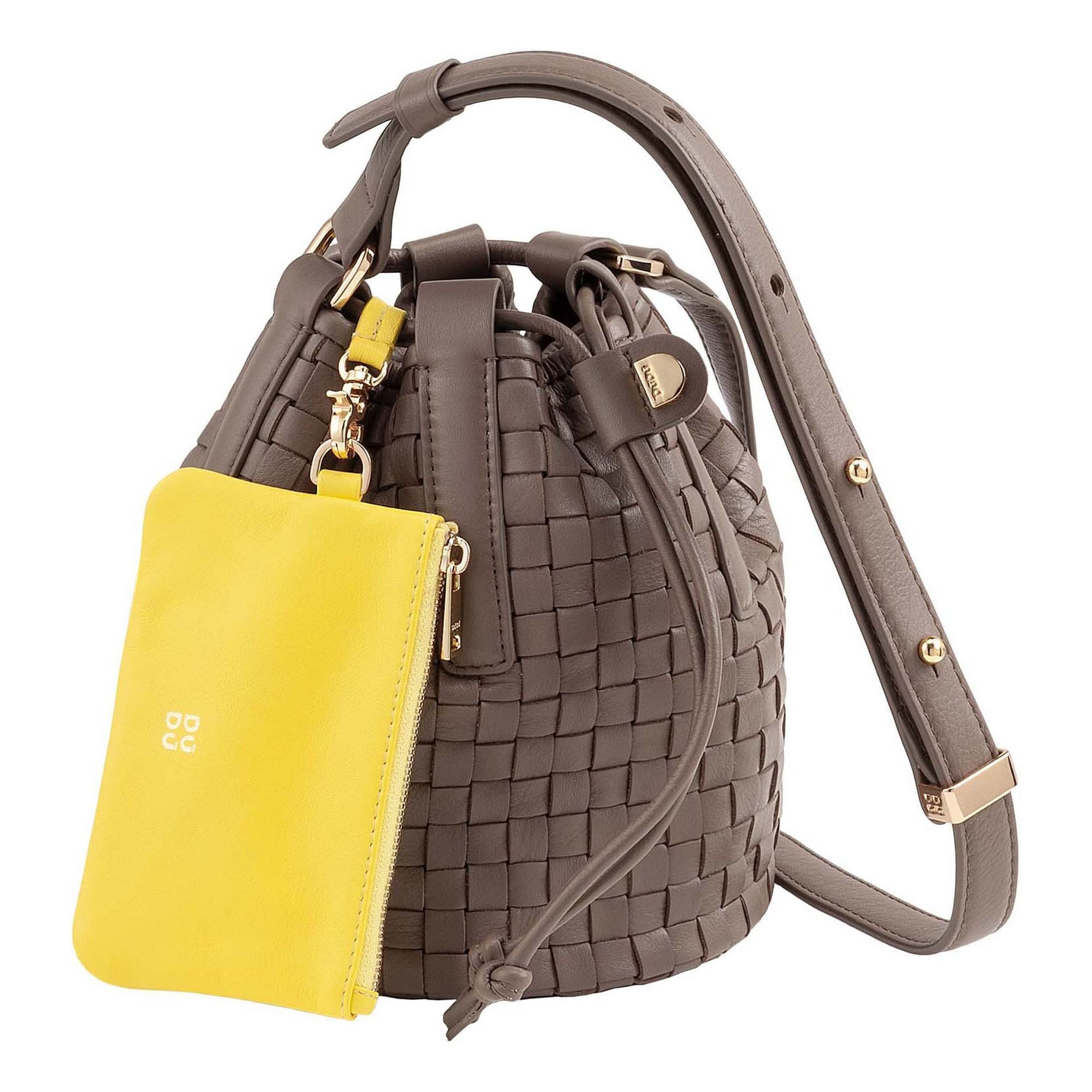 DuDu Beuteltasche Filicudi, Leder