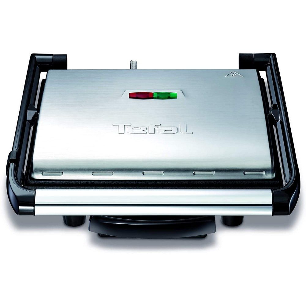Tefal Kontaktgrill Inicio GC 241D - Kontaktgrill - silber/schwarz, 2000 W